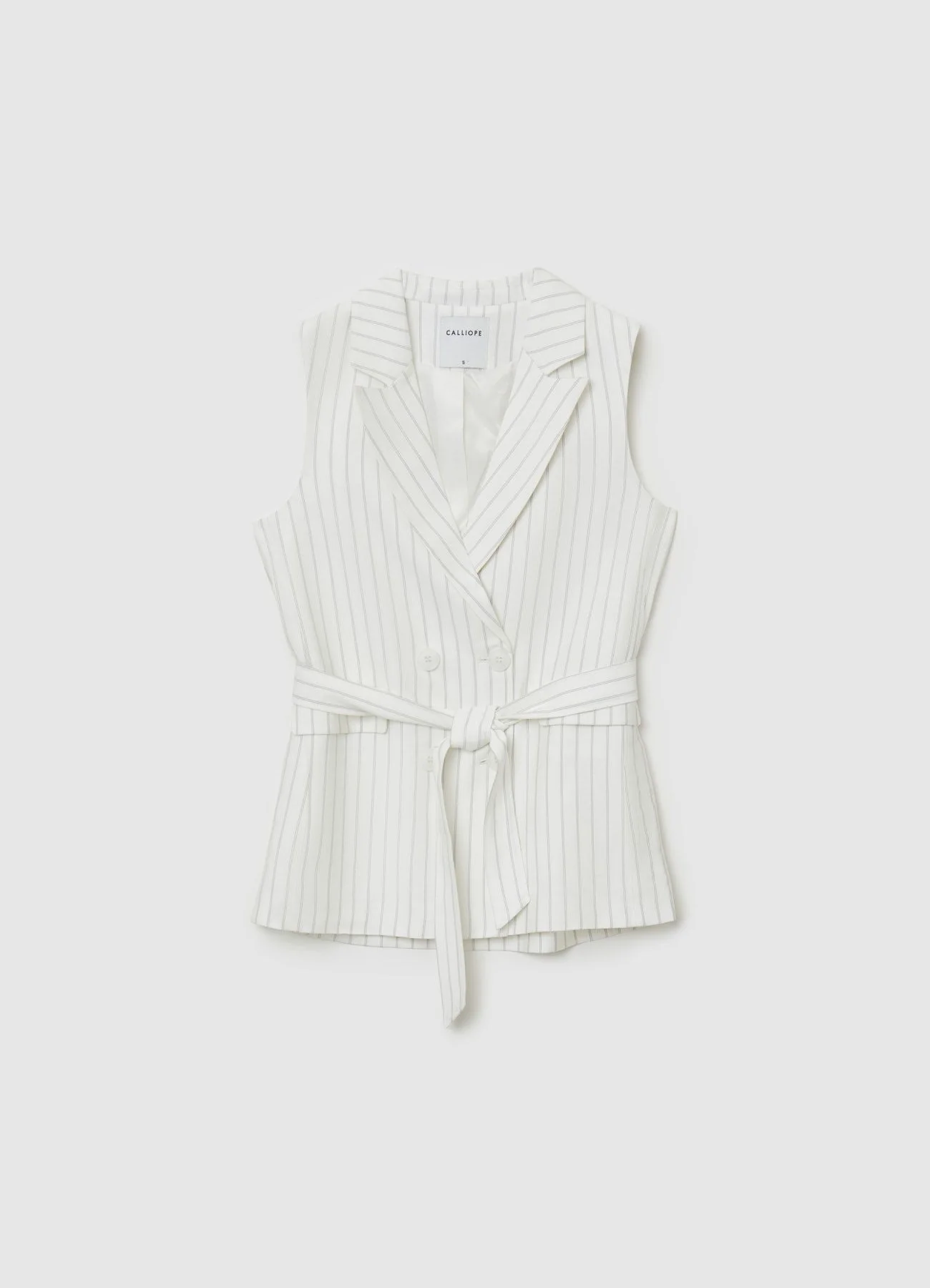 Gilet doppiopetto a righe - Image 5