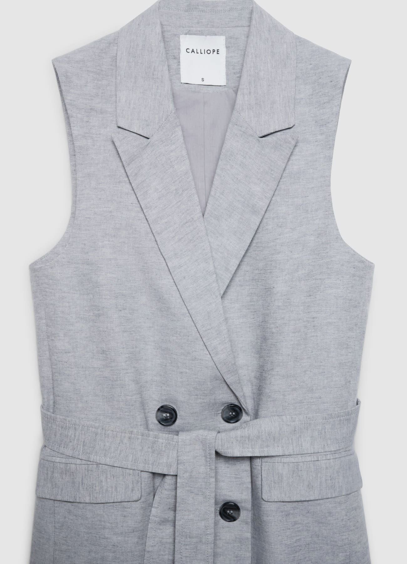 Gilet doppiopetto con fusciacca - Image 6