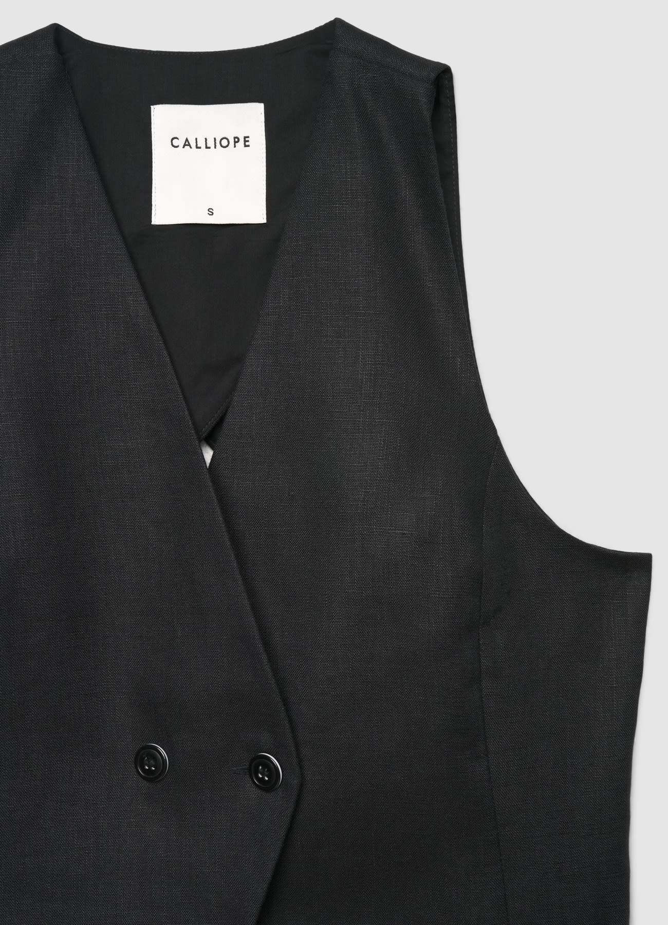 Gilet doppiopetto con lacci sul retro - Image 4