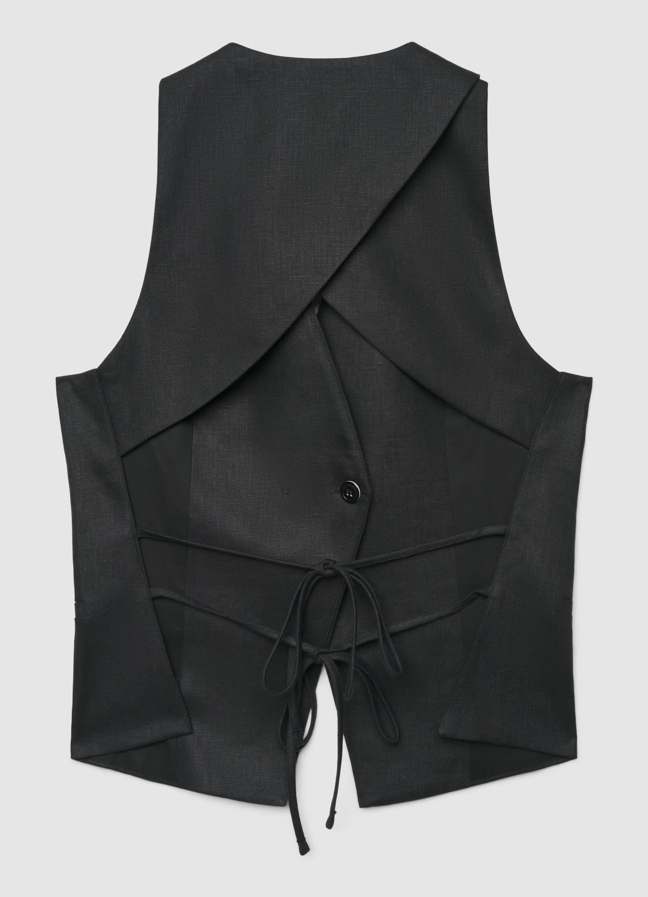 Gilet doppiopetto con lacci sul retro - Image 6