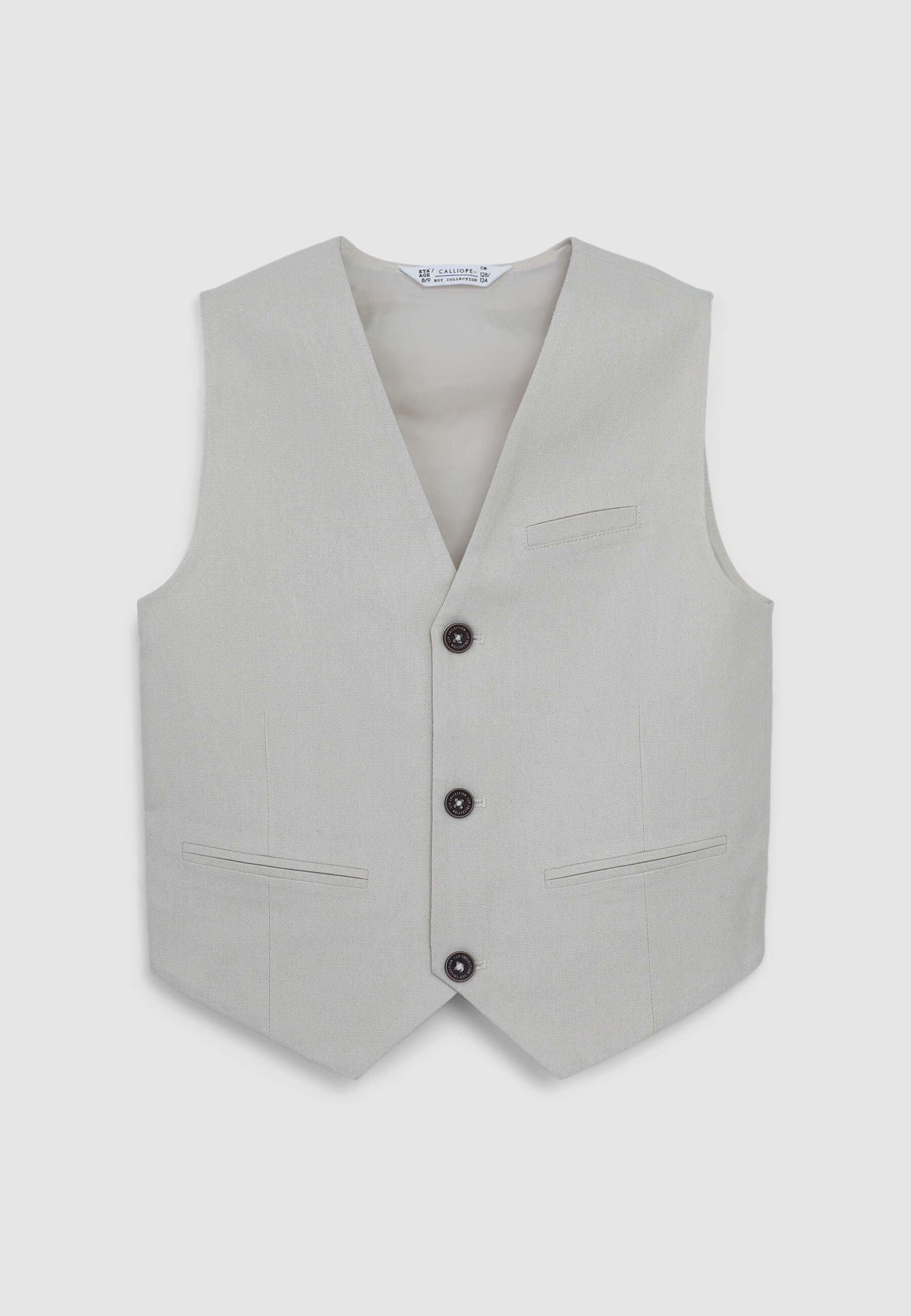 Gilet elegante misto lino - Image 4