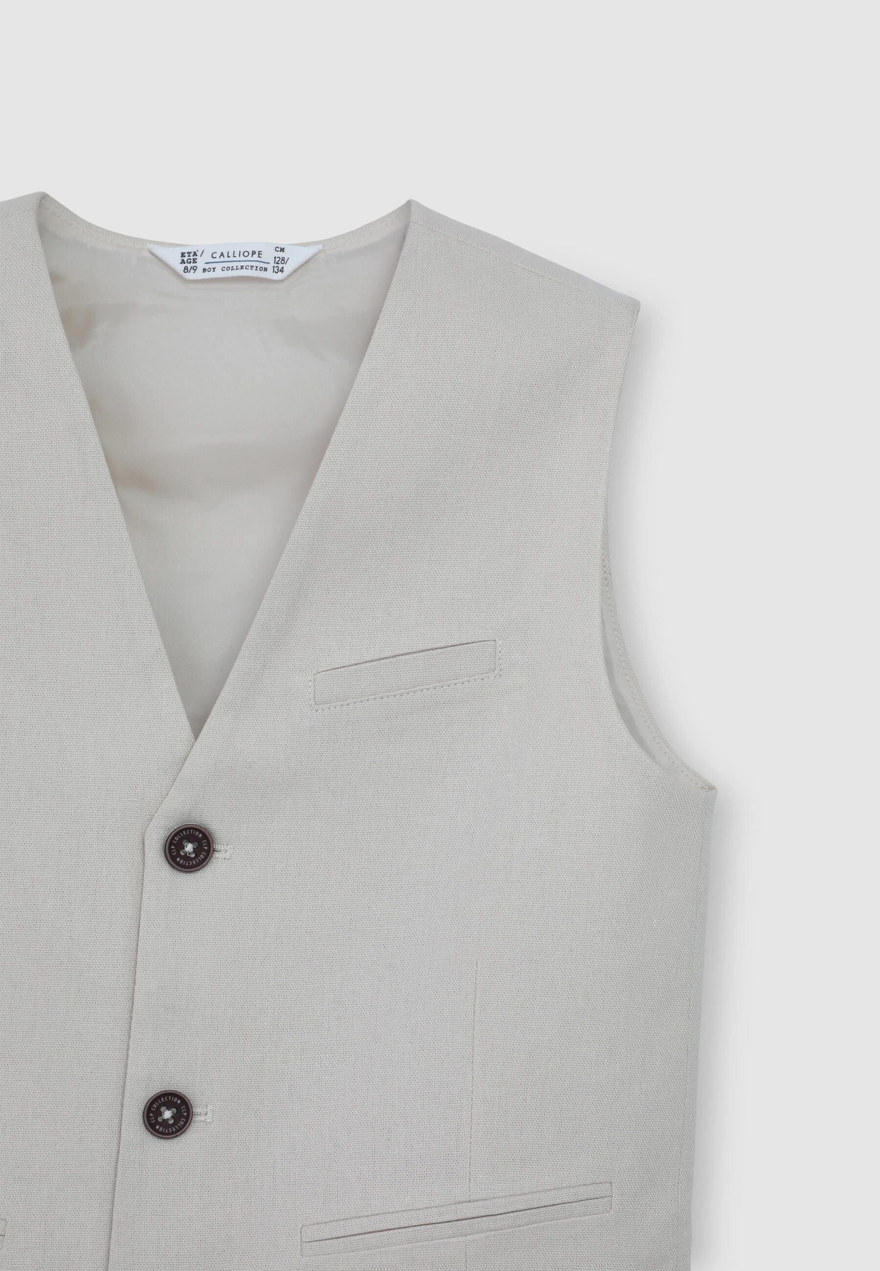 Gilet elegante misto lino - Image 6