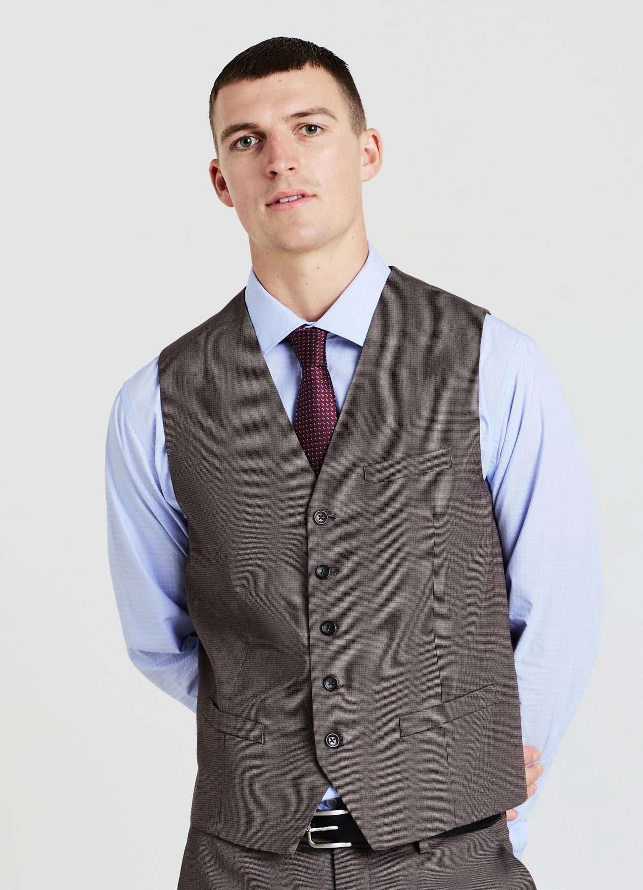 Gilet elegante tinta unita - Image 3