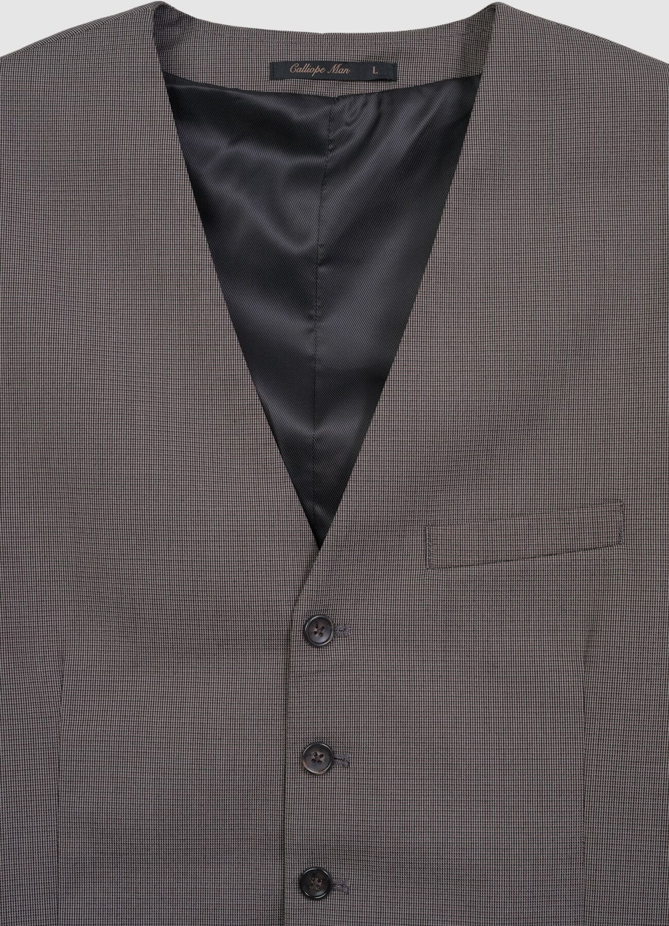 Gilet elegante tinta unita - Image 6