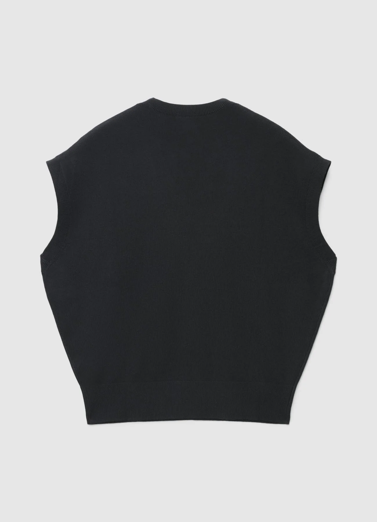 Gilet in maglia oversize scollo a V - Image 5