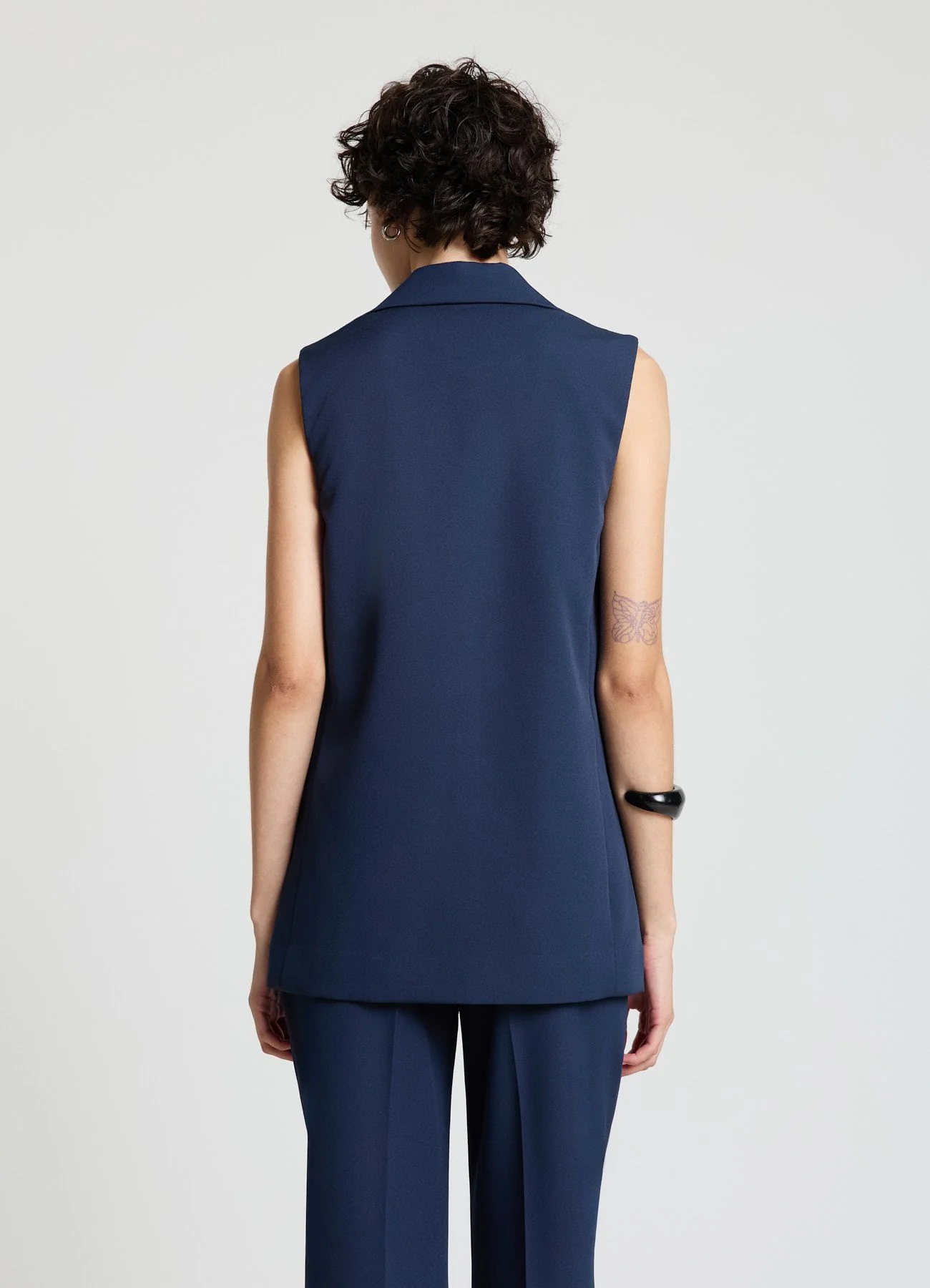 Gilet lungo monopetto - Image 3