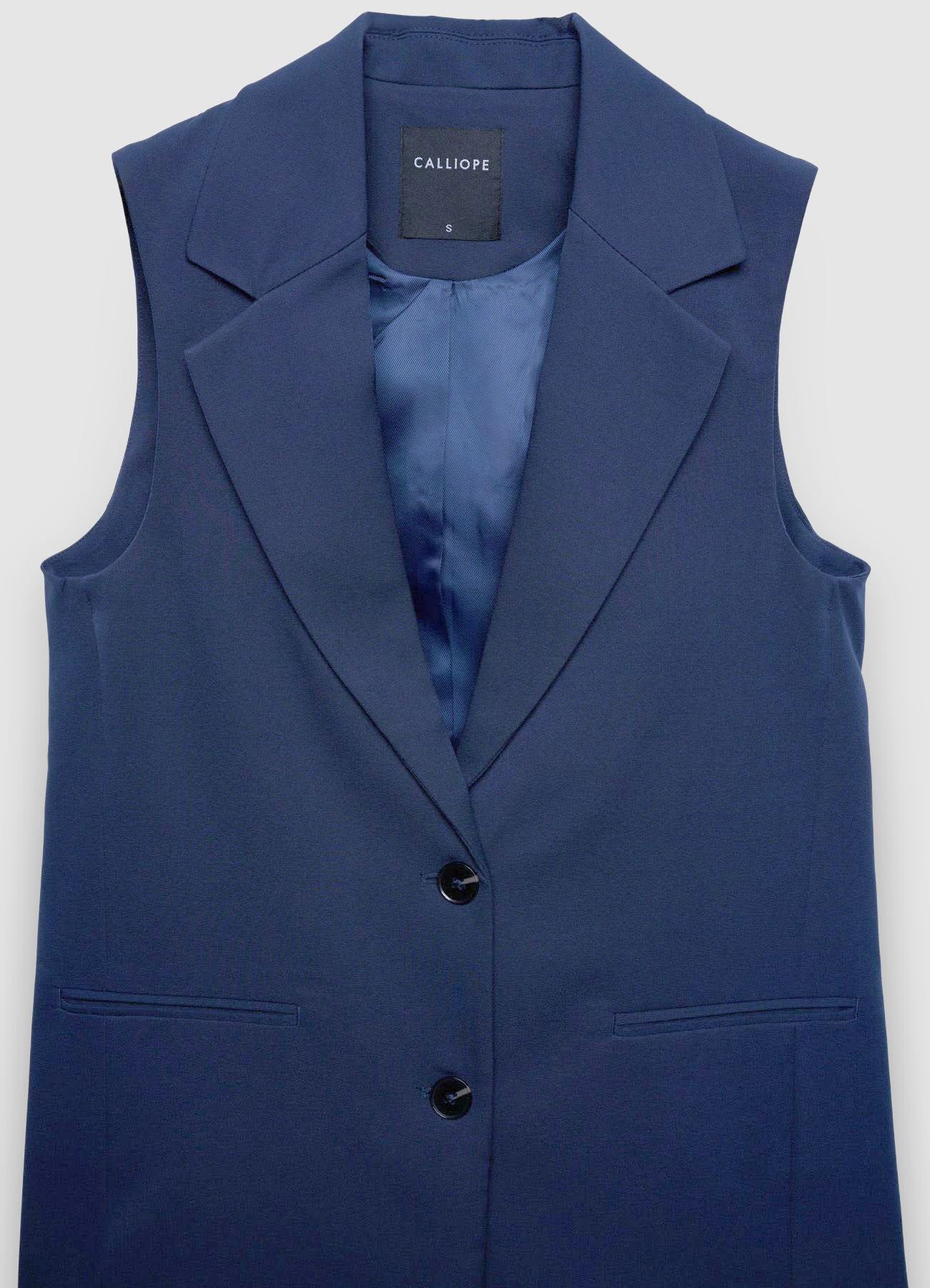 Gilet lungo monopetto - Image 6