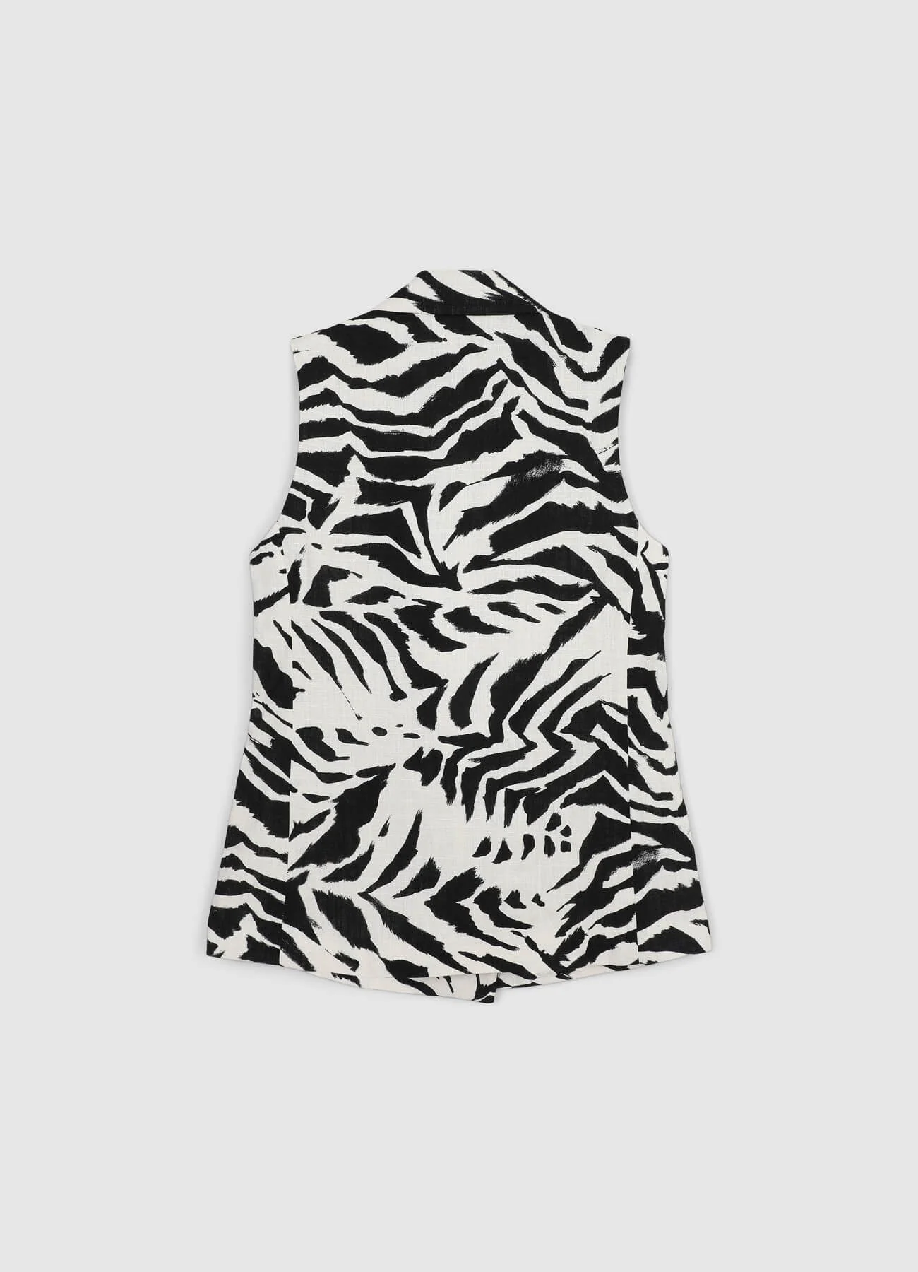 Gilet lungo zebrato - Image 5