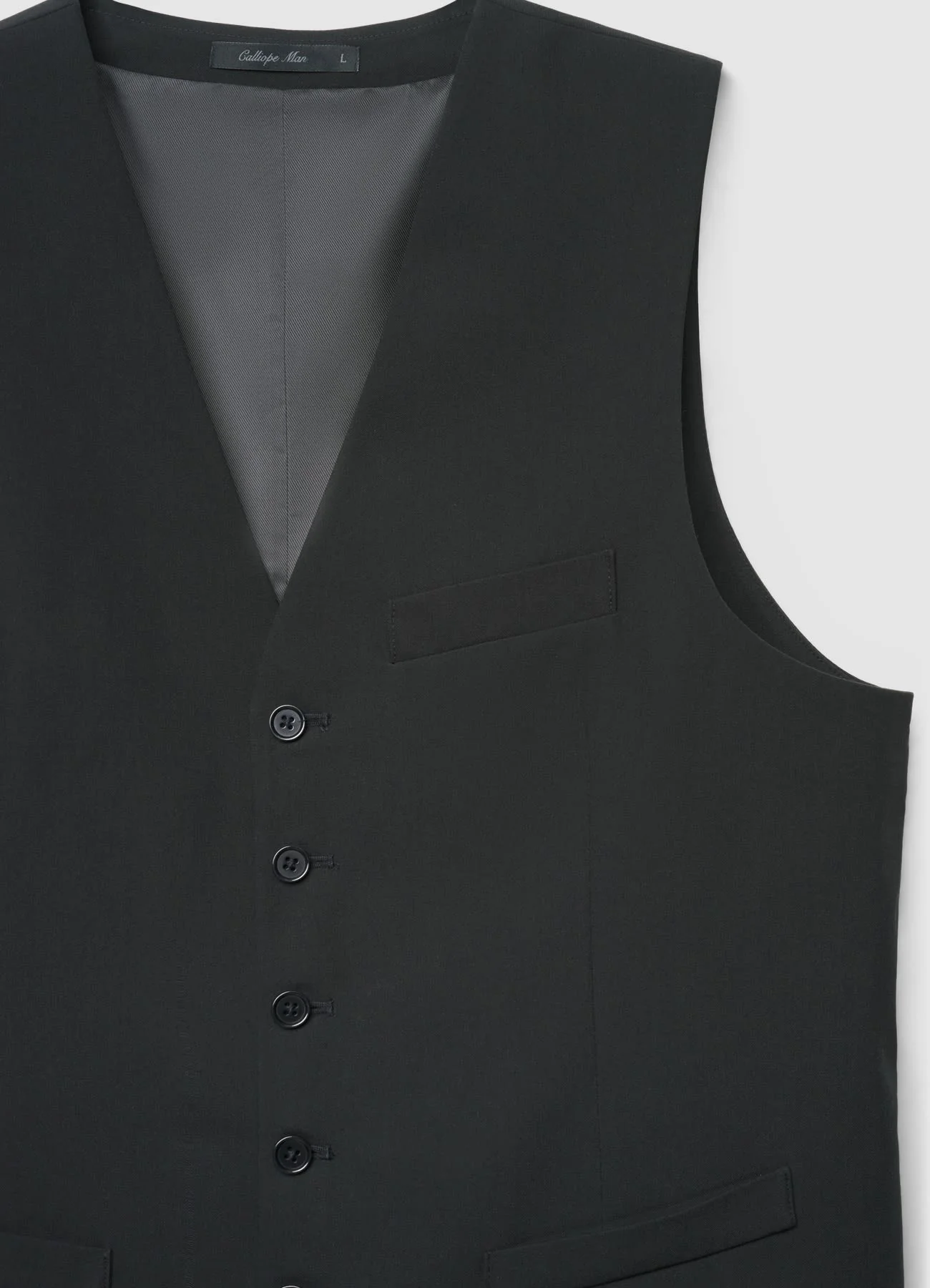 Gilet sartoriale con bottoni - Image 5