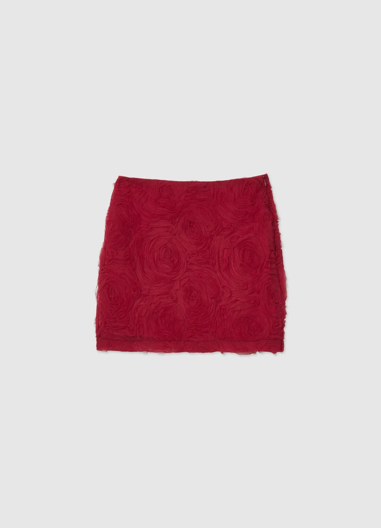 Gonna corta con motivo rose - Image 5
