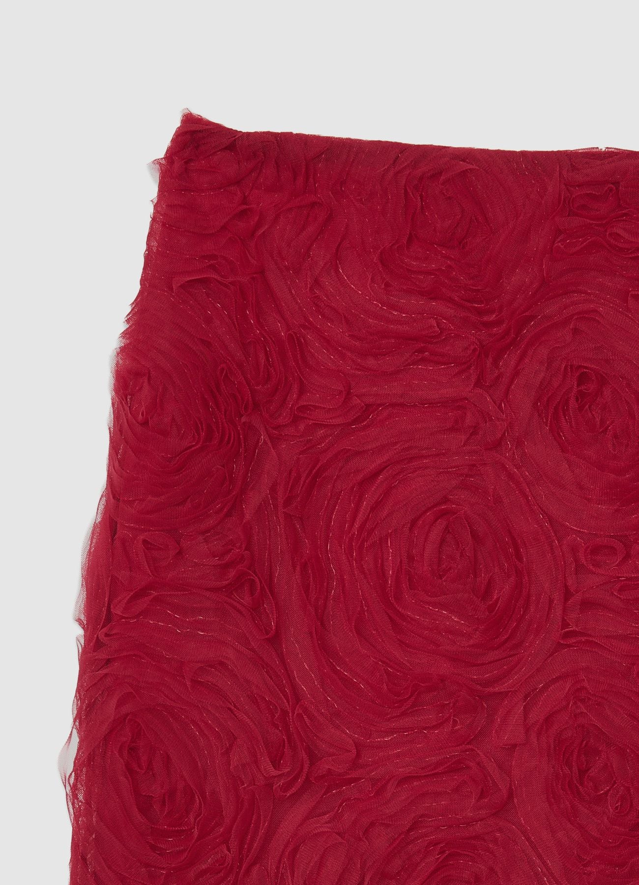 Gonna corta con motivo rose - Image 6