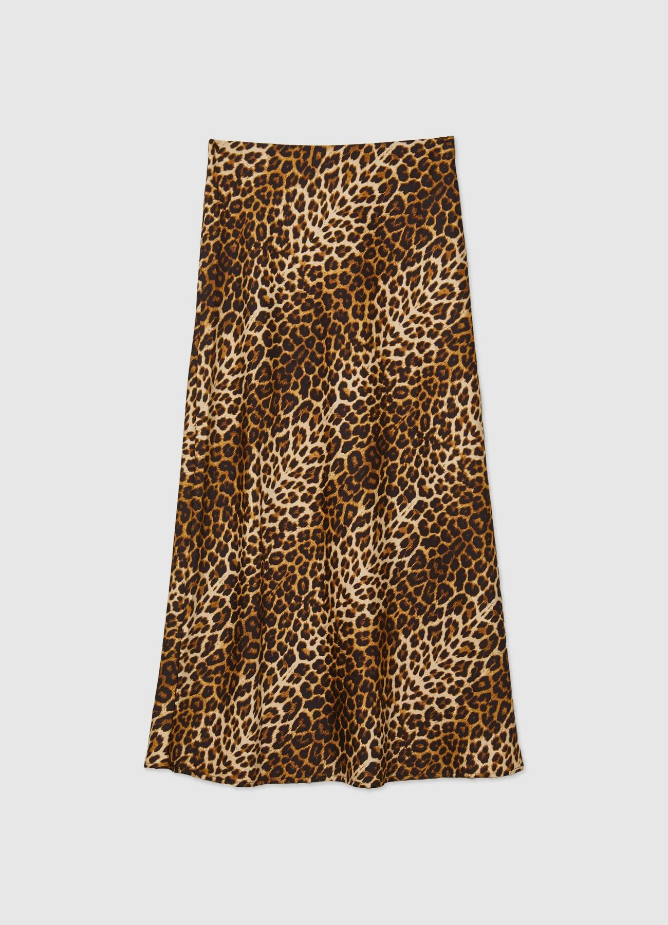 Gonna lunga animalier simil satin - Image 6