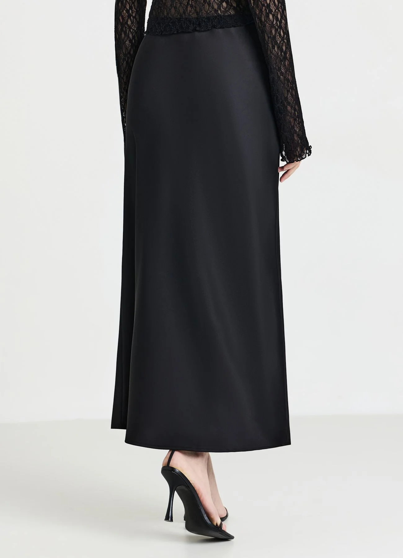 Gonna lunga simil satin - Image 3