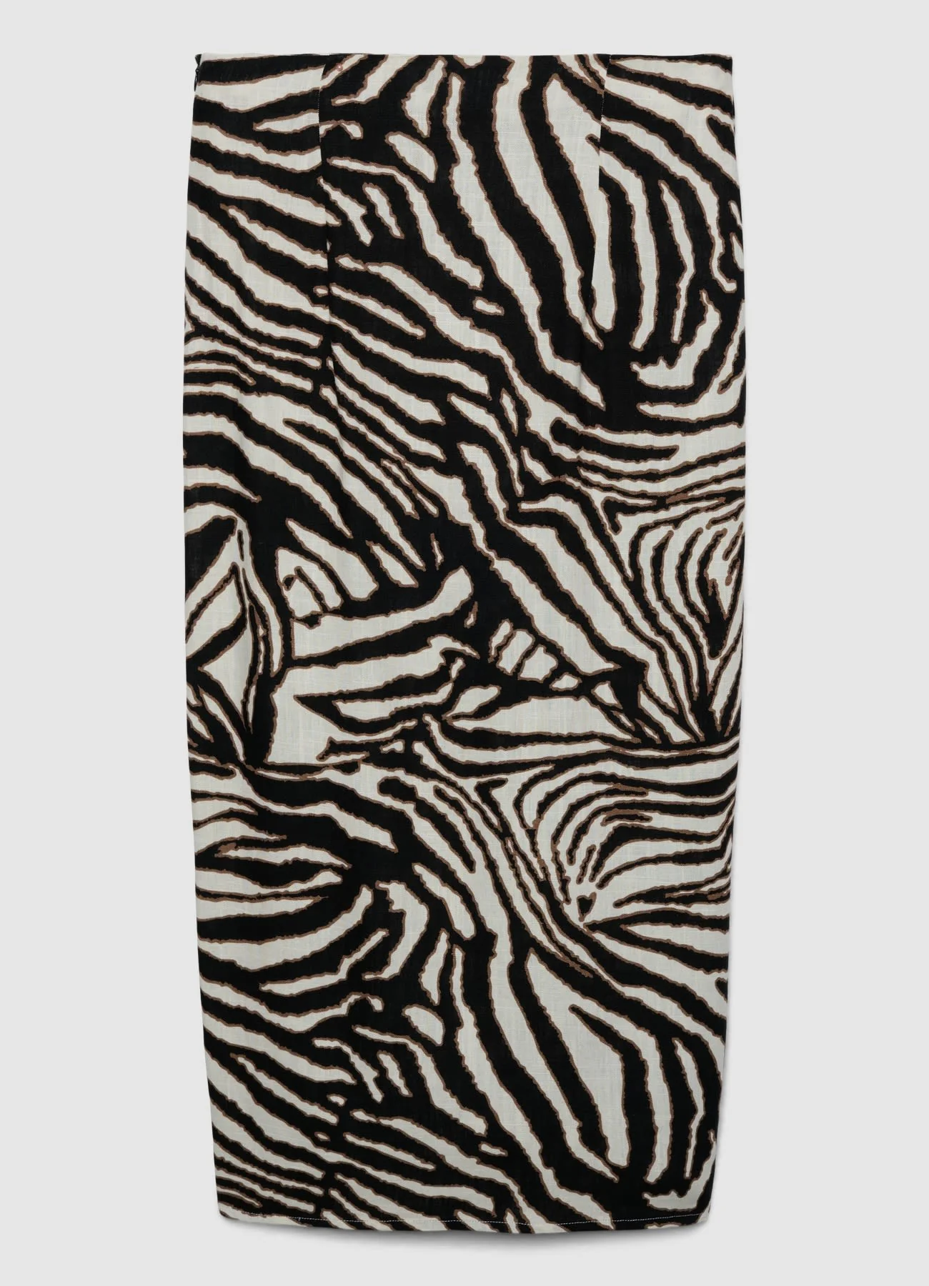 Gonna midi a portafoglio con stampa animalier - Image 5