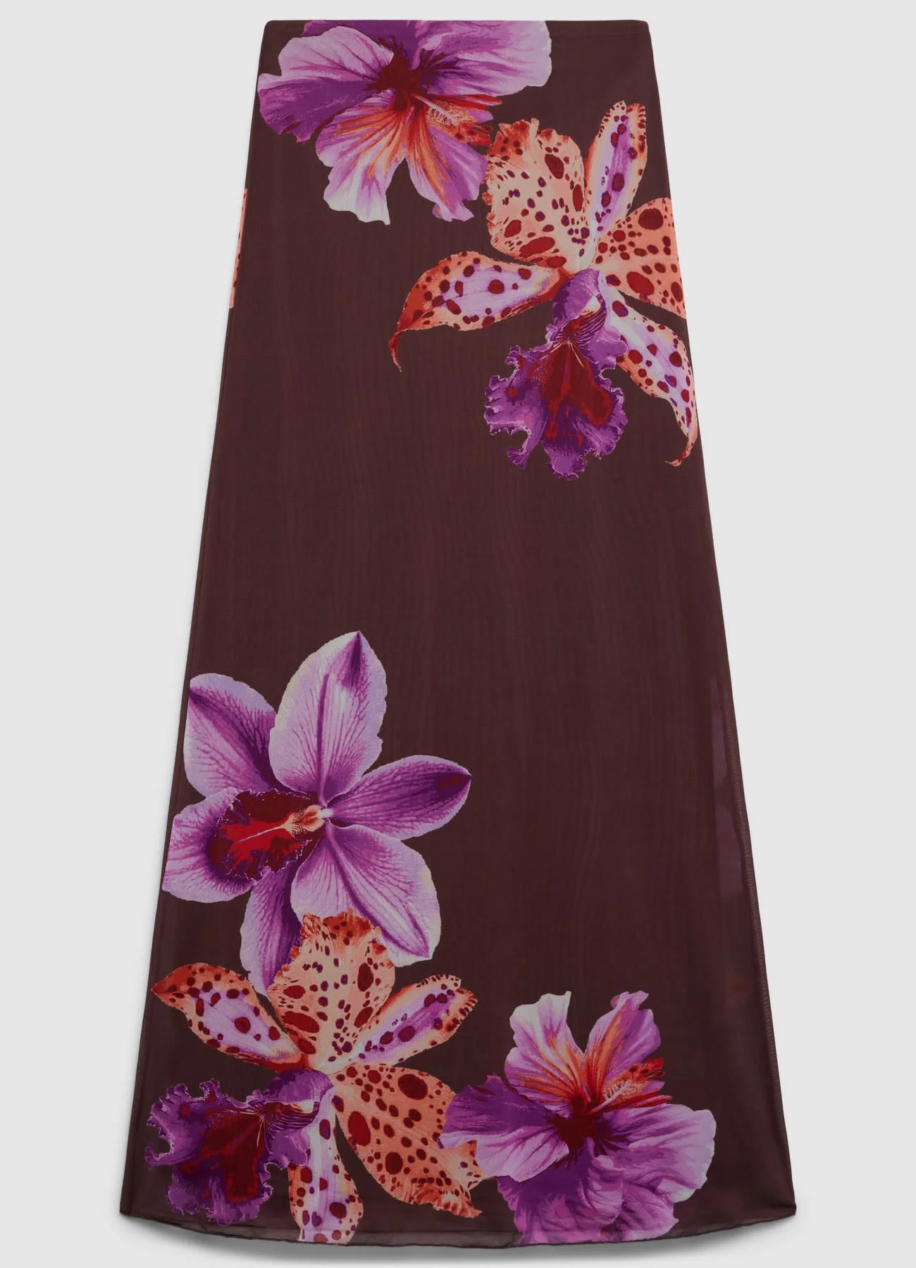 Gonna midi a tubino con stampa floreale - Image 4