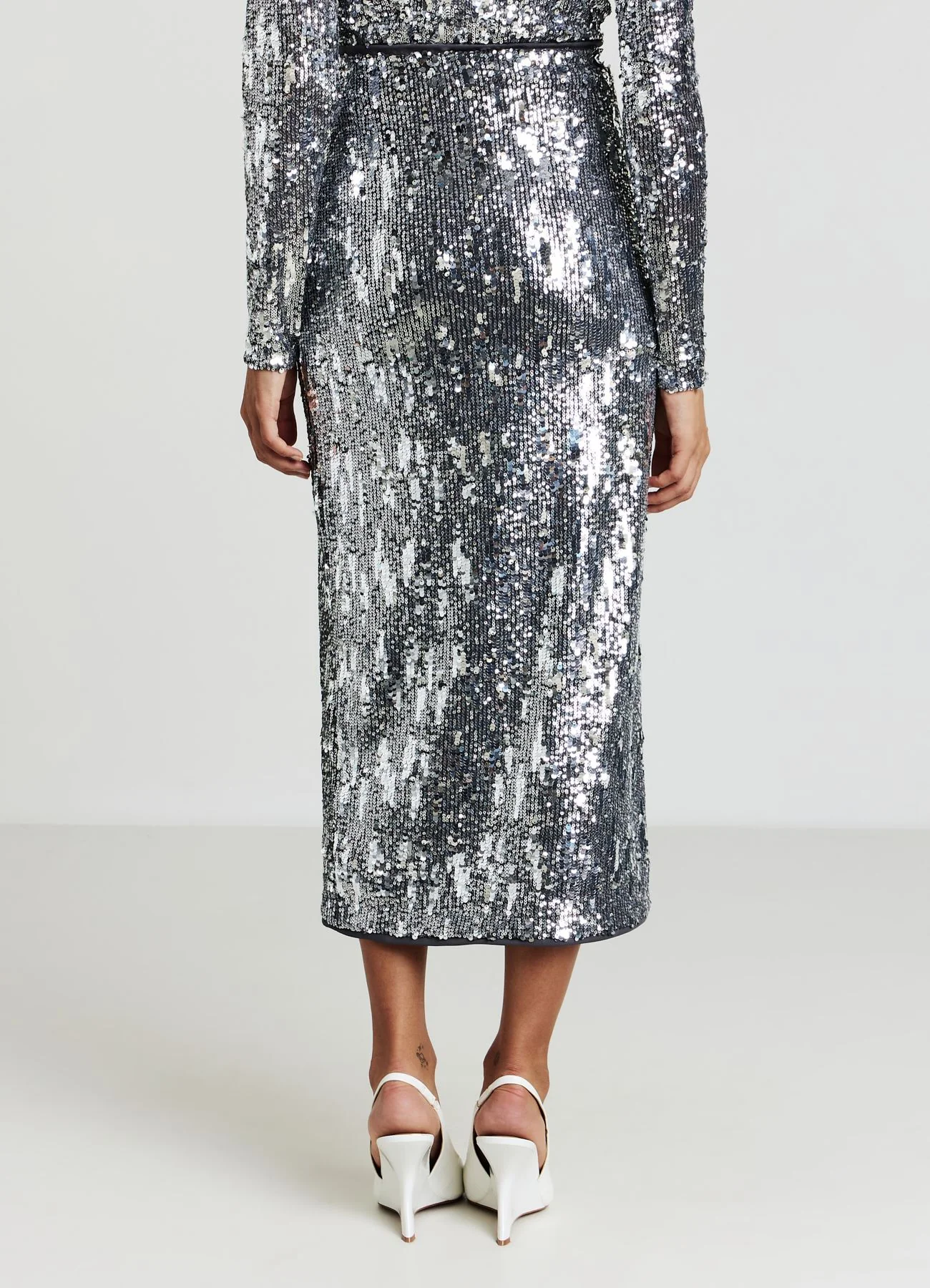 Gonna midi con paillettes - Image 2