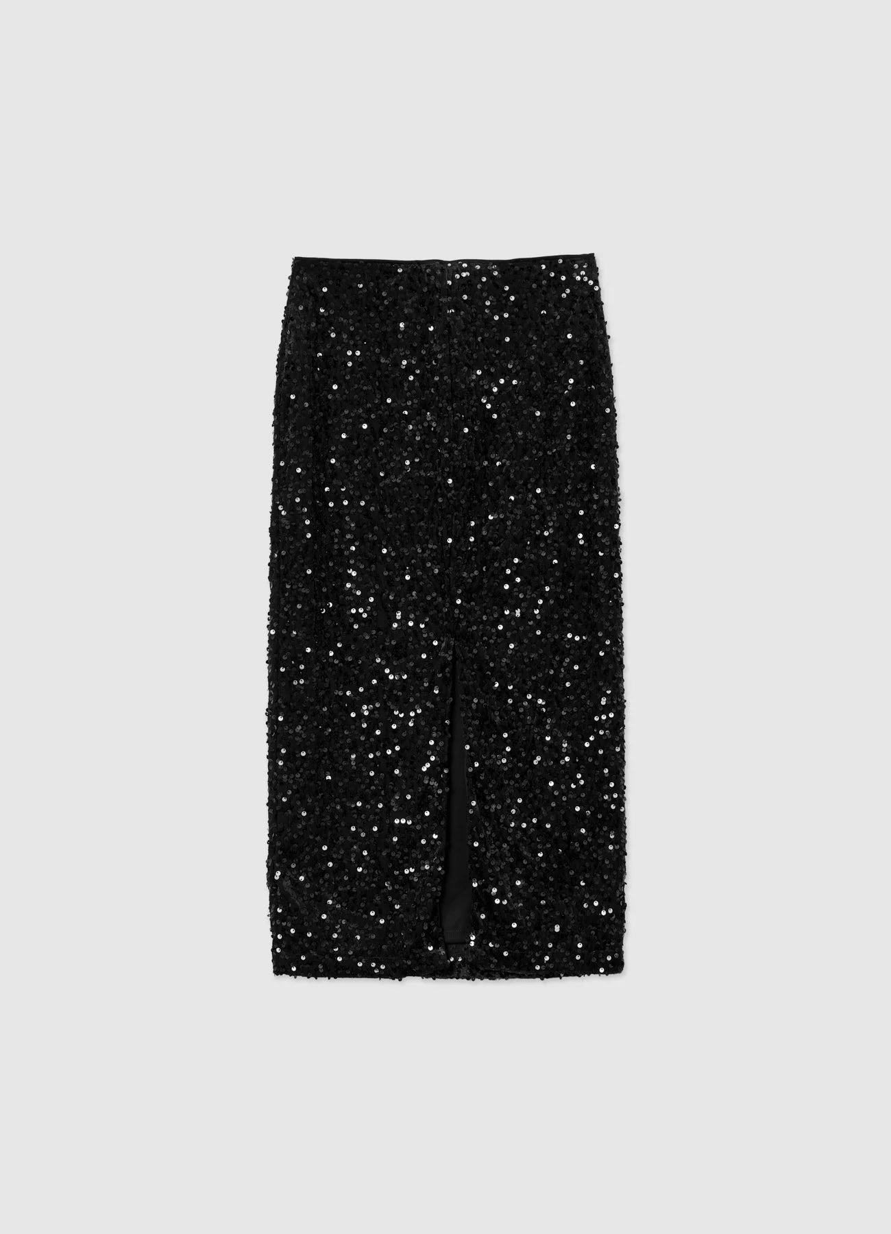 Gonna midi in ciniglia con paillettes - Image 4
