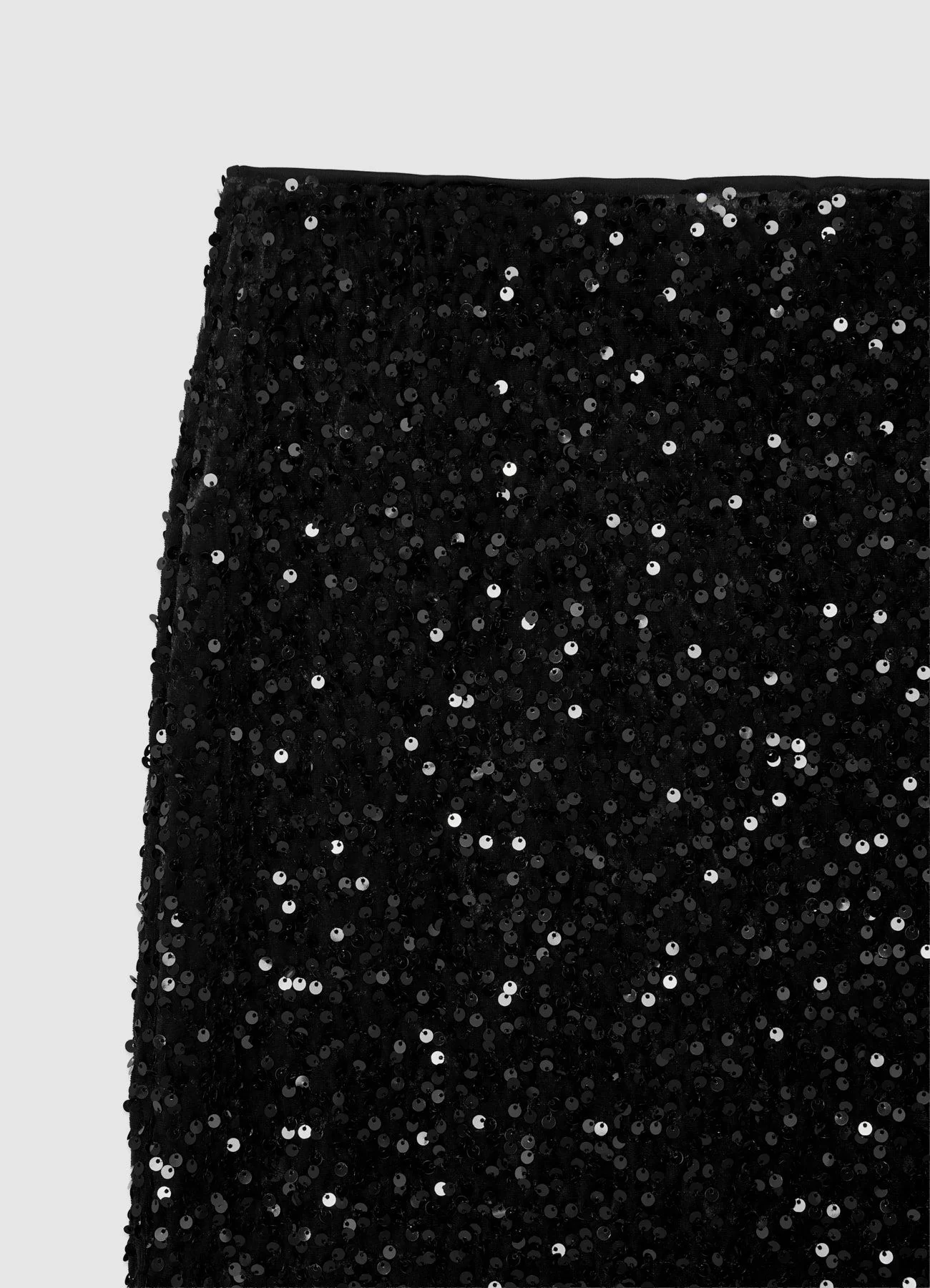 Gonna midi in ciniglia con paillettes - Image 6