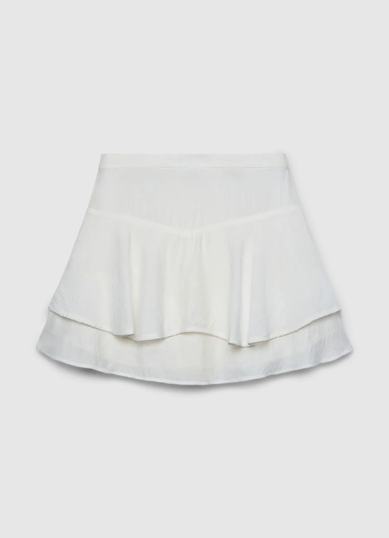 Gonna-pantalone a balze con passamaneria - Image 2