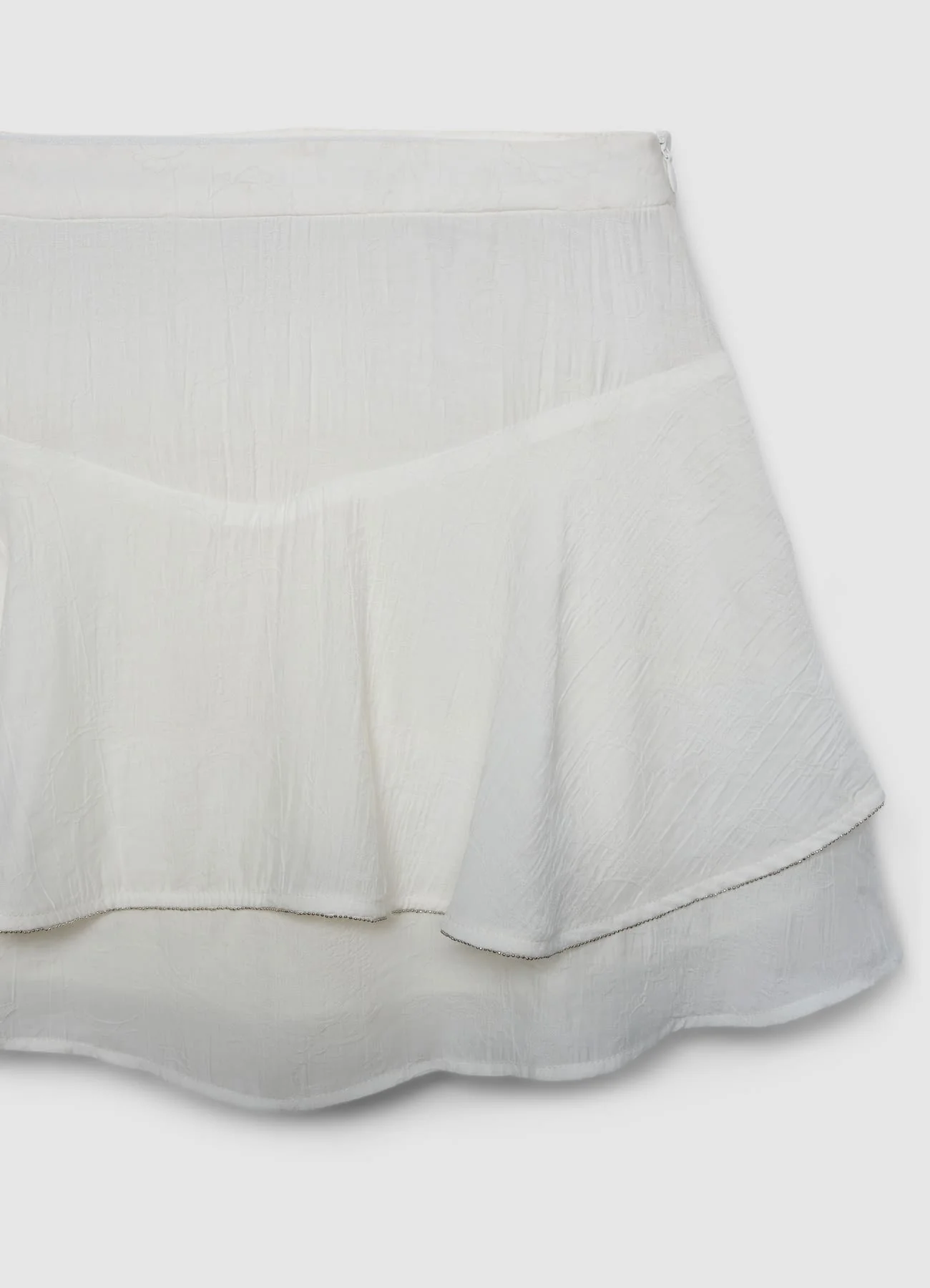 Gonna-pantalone a balze con passamaneria - Image 3