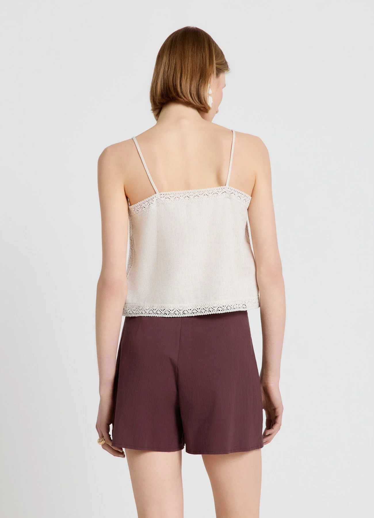 Gonna-pantalone con cintura e fibbia - Image 3