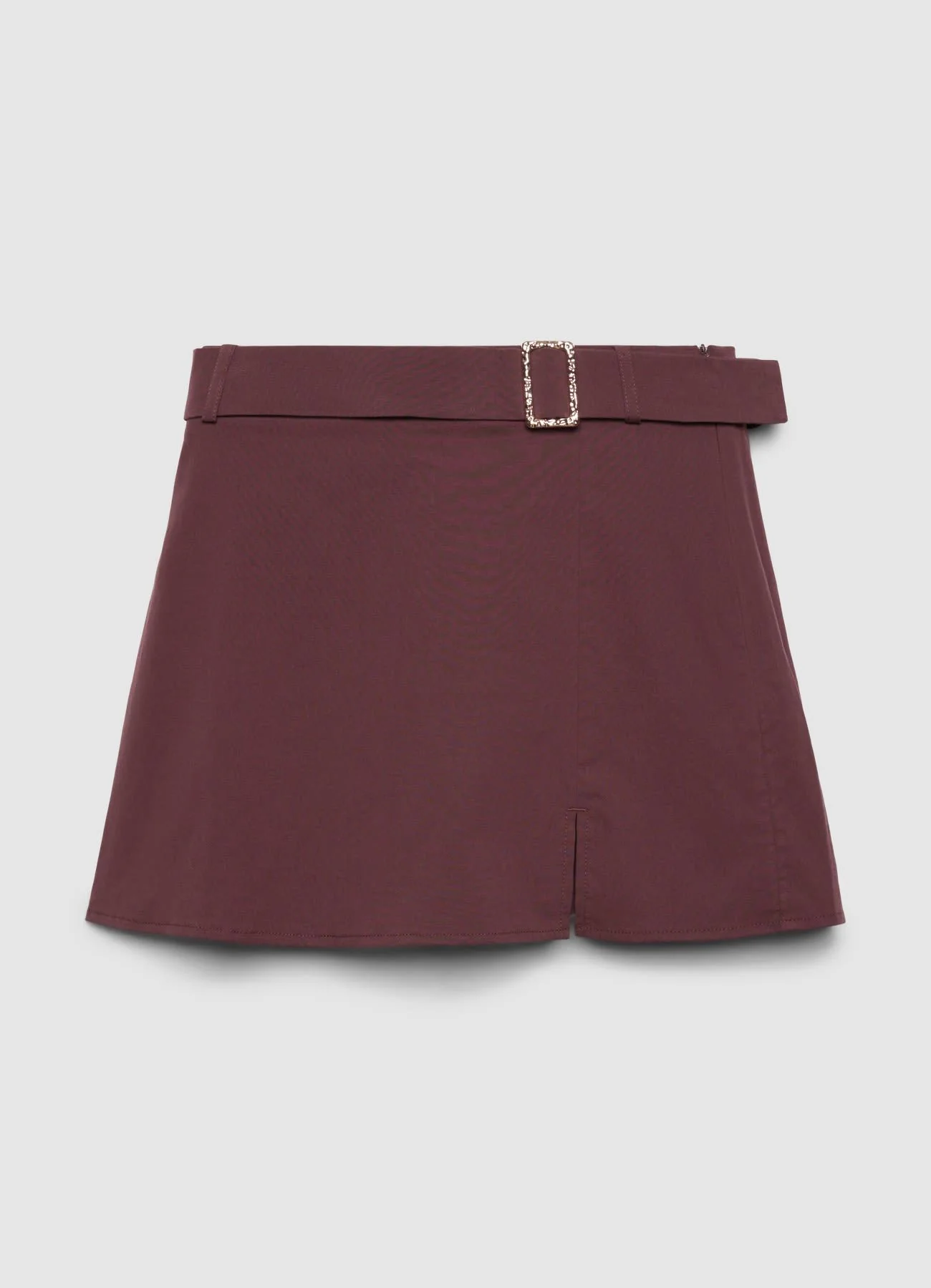 Gonna-pantalone con cintura e fibbia - Image 4