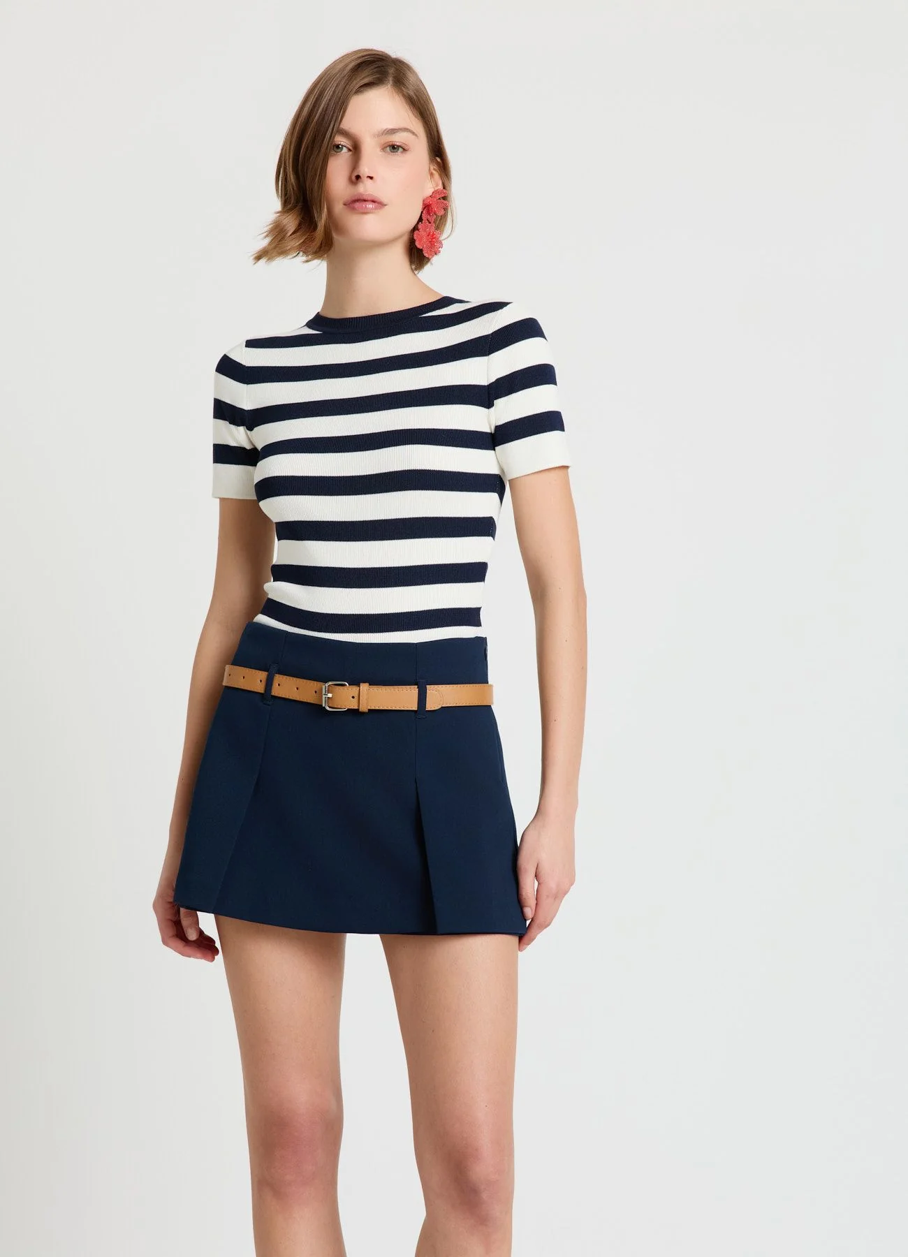 Gonna-pantalone con cintura - Image 2