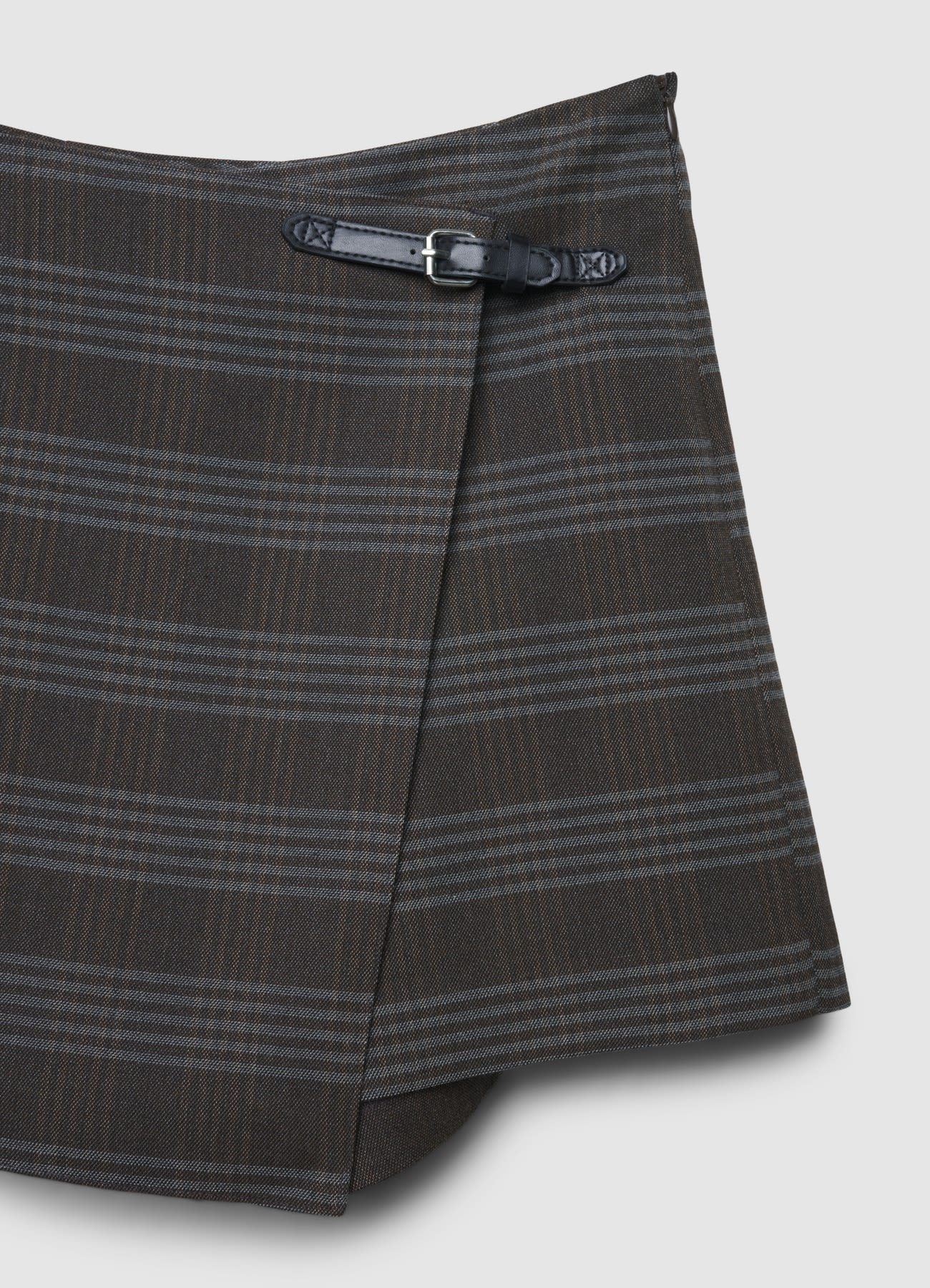 Gonna-pantalone con motivo a quadri - Image 6