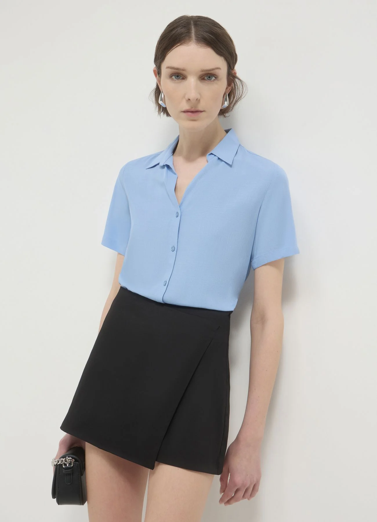 Gonna pantalone con pannello - Image 3