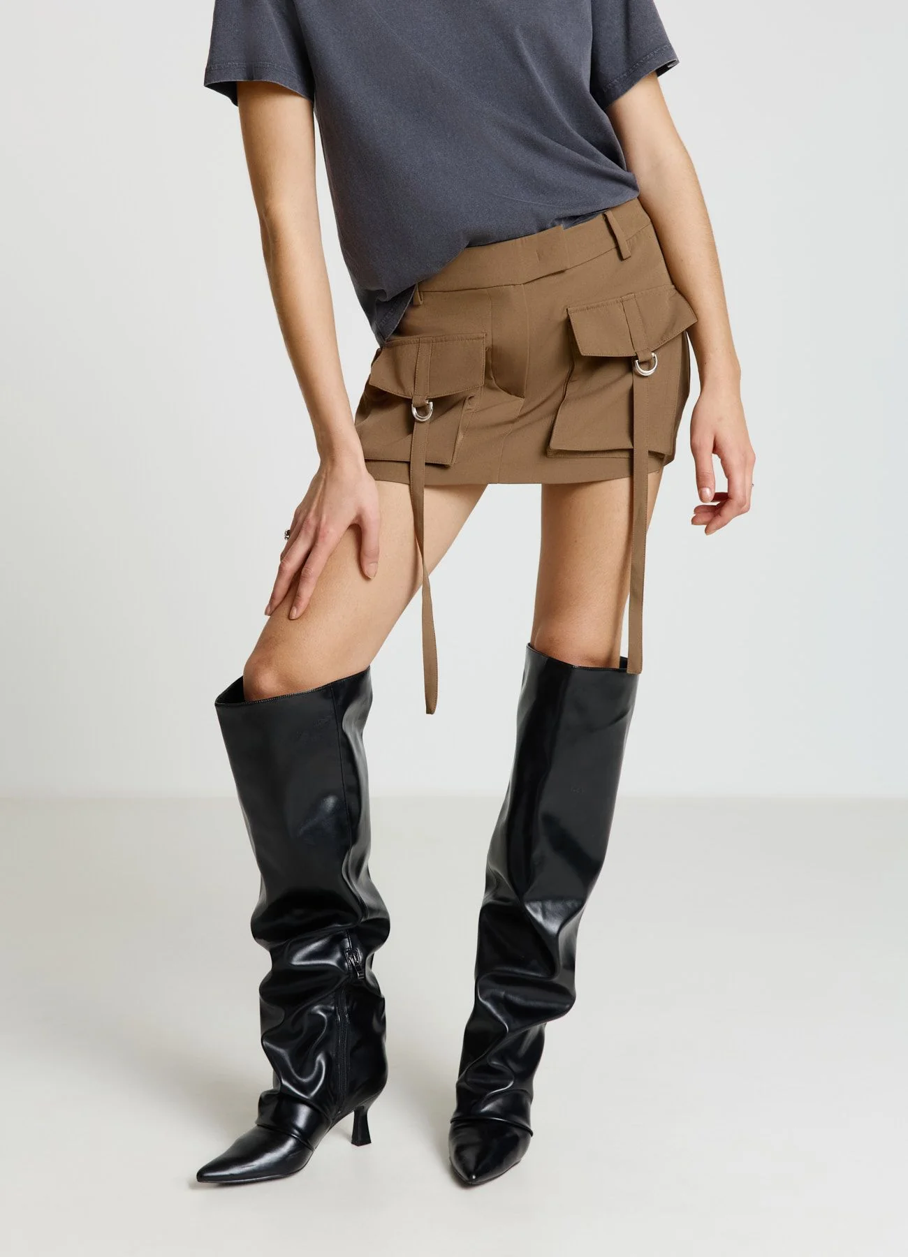 Gonna-pantalone con tasche cargo - Image 3