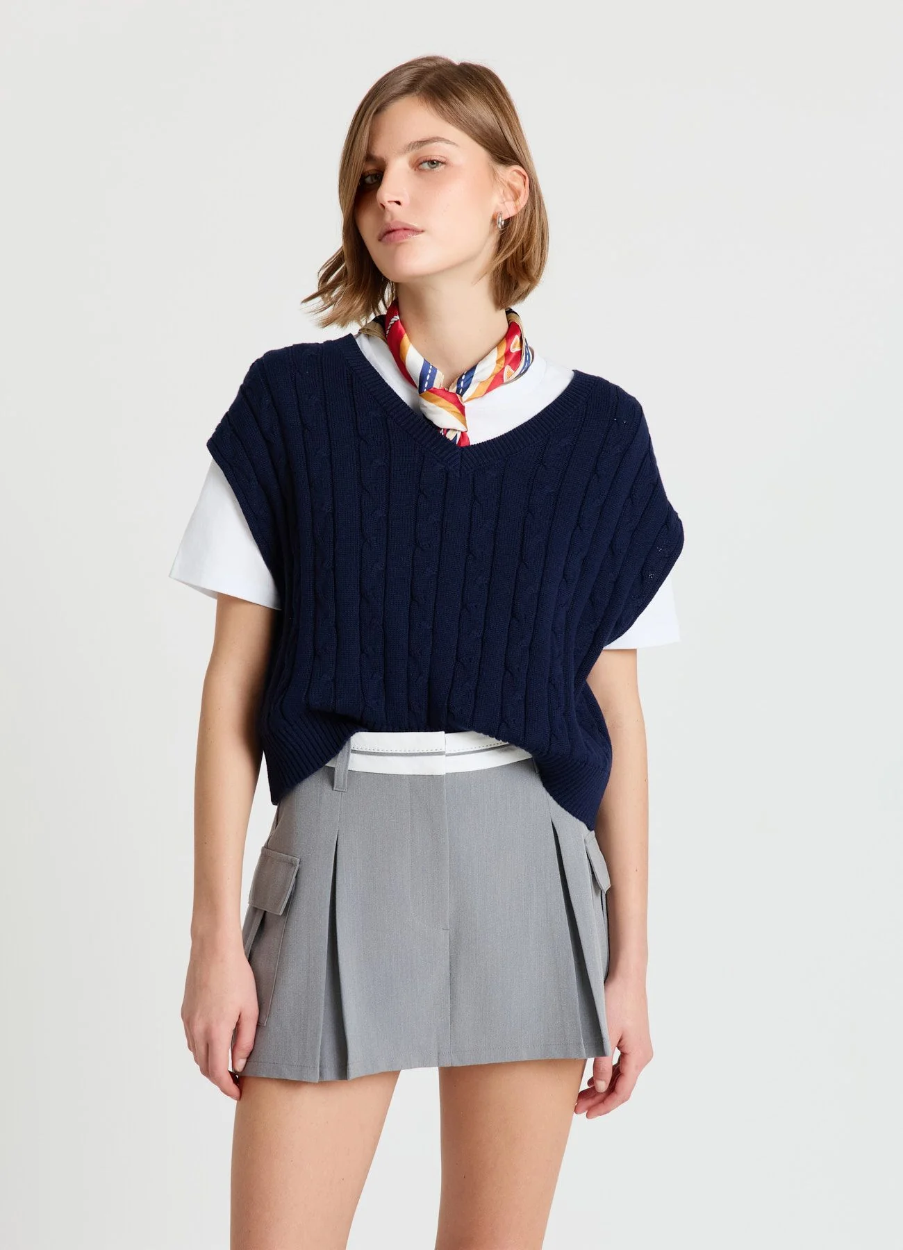 Gonna-pantalone con tasconi - Image 2