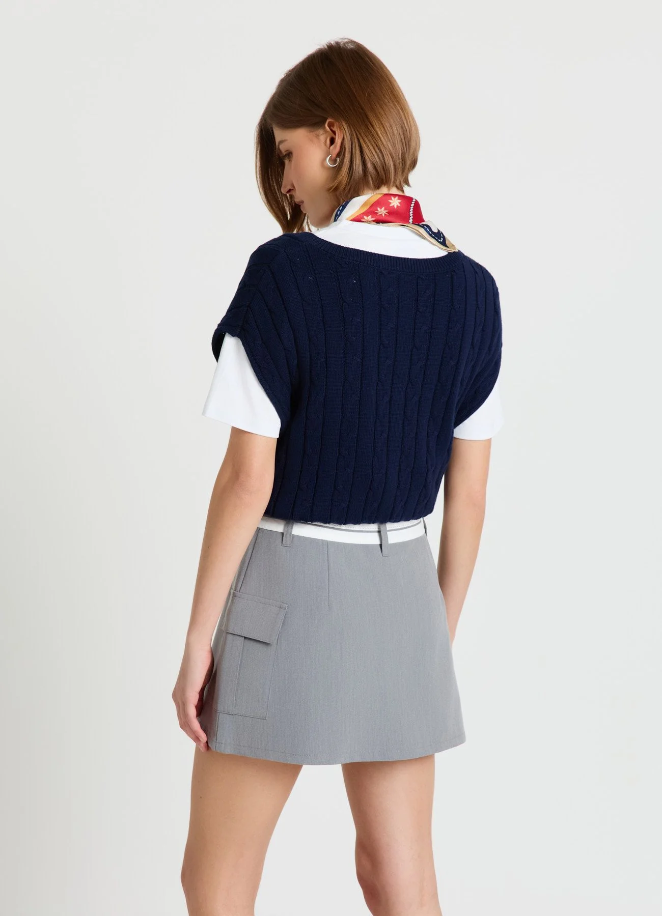 Gonna-pantalone con tasconi - Image 3