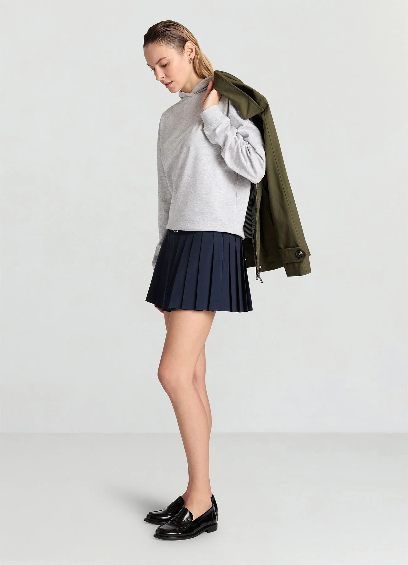 Gonna-pantalone plissettata - Image 4