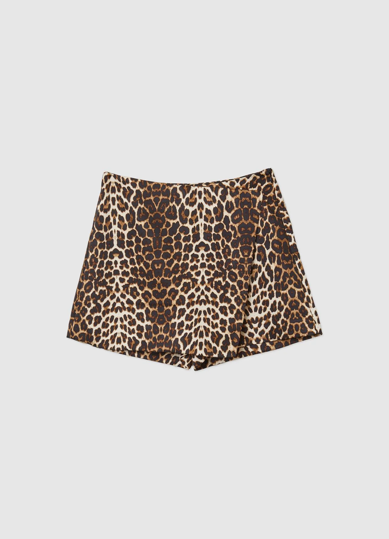 Gonna pantalone simil satin animalier - Image 5