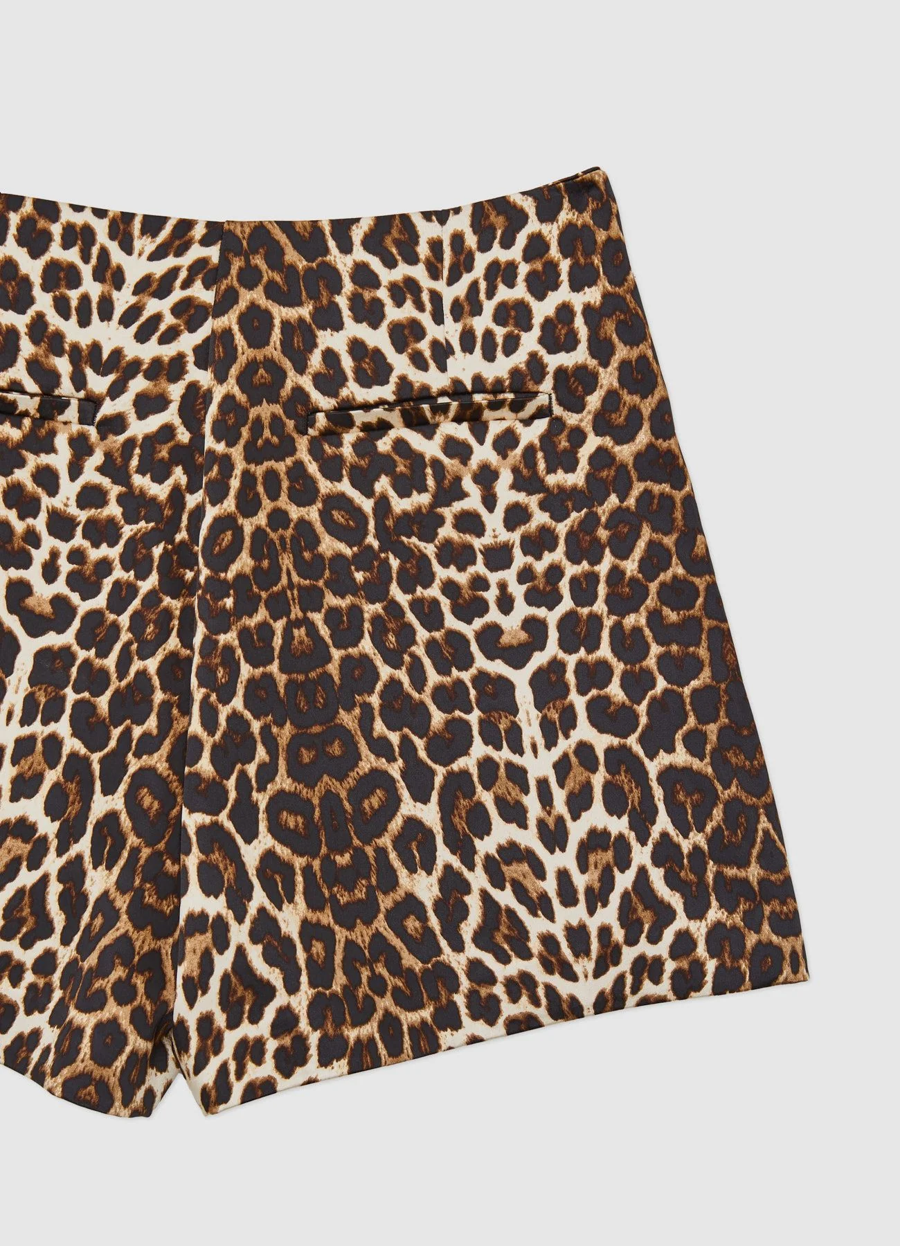 Gonna pantalone simil satin animalier - Image 6