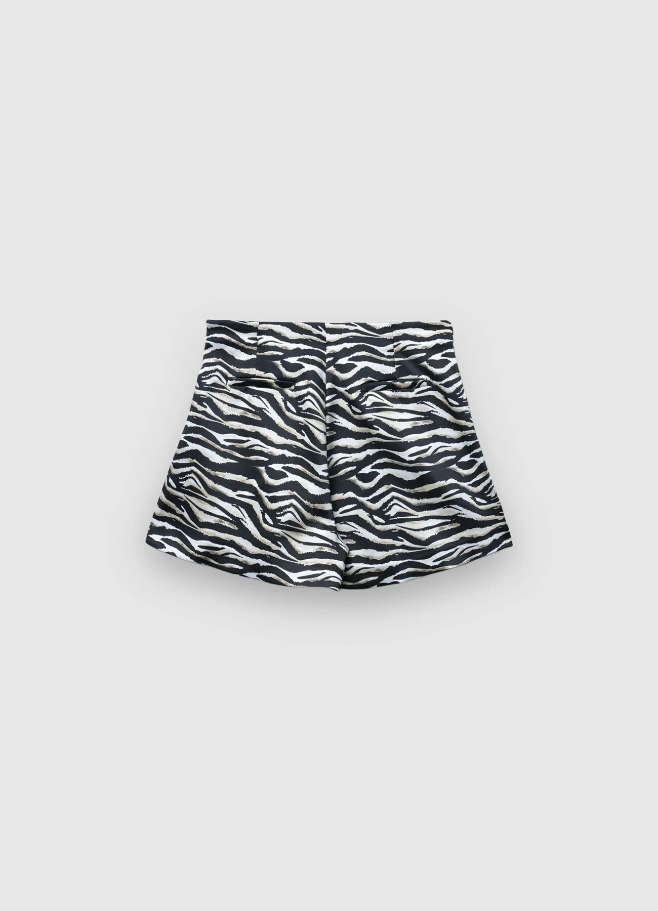 Gonna-pantalone simil satin fantasia - Image 4