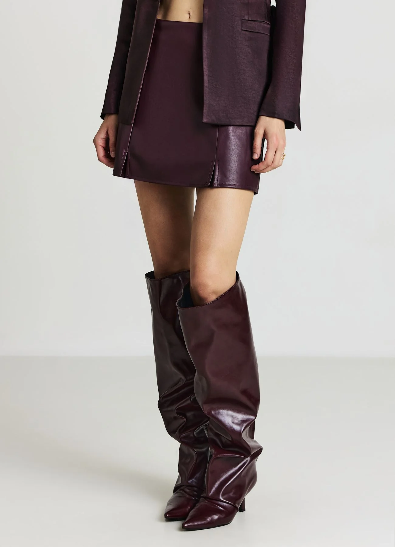 Gonna-pantalone similpelle - Image 3