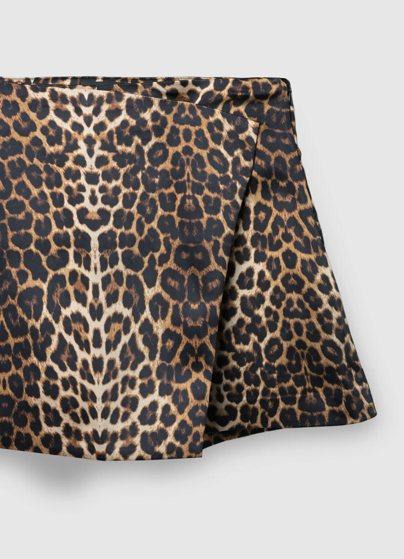 Gonna-pantalone similsatin fantasia animalier - Image 4