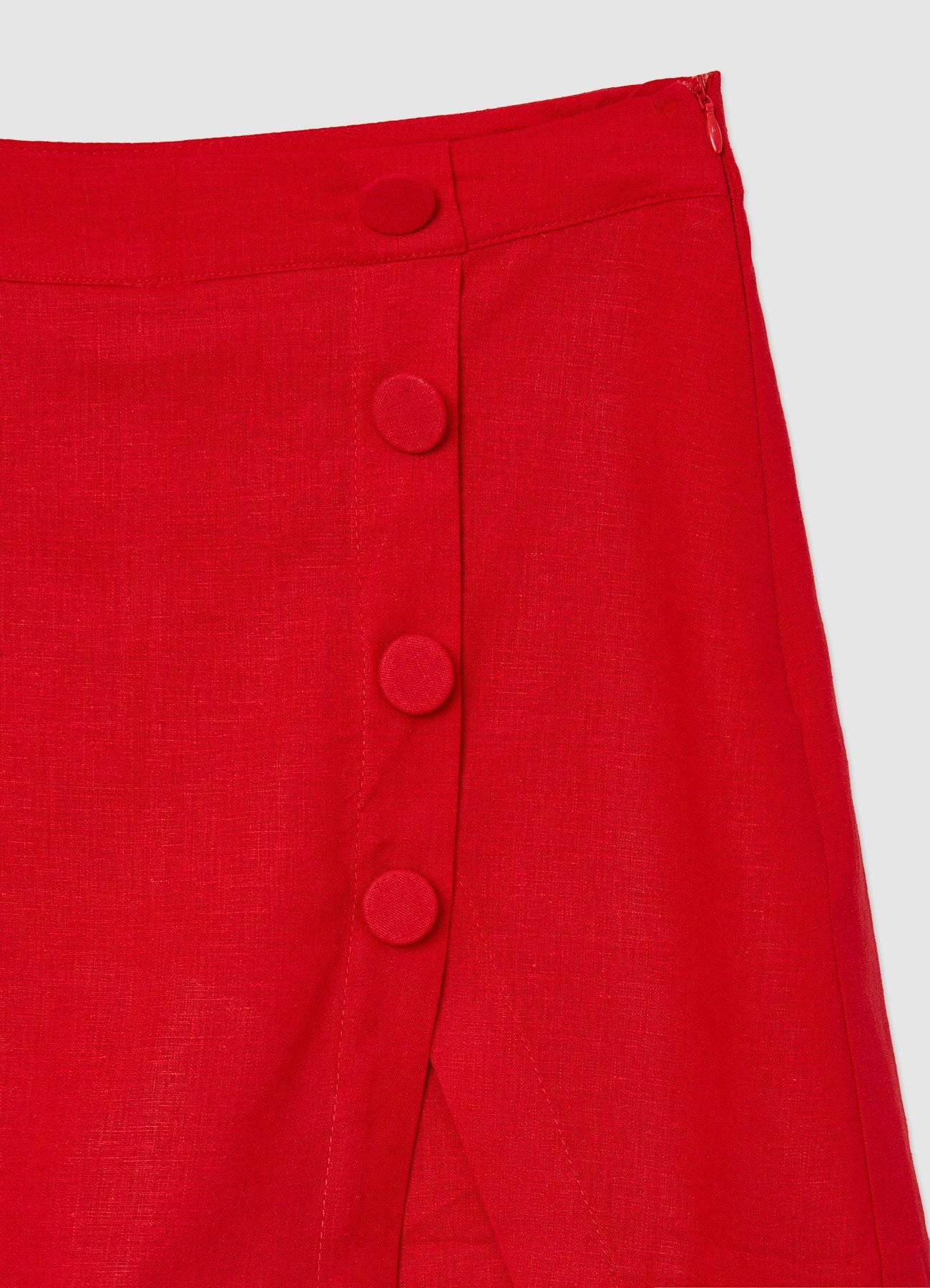 Gonna pantalone tinta unita - Image 5