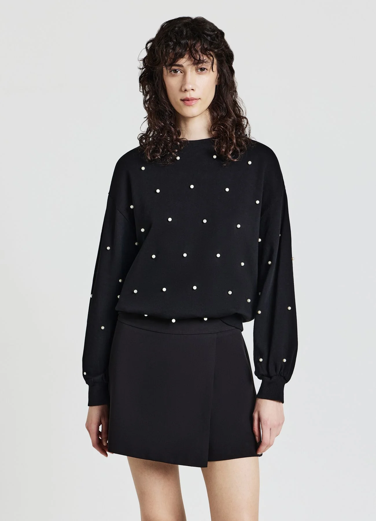 Gonna-pantalone tinta unita - Image 7