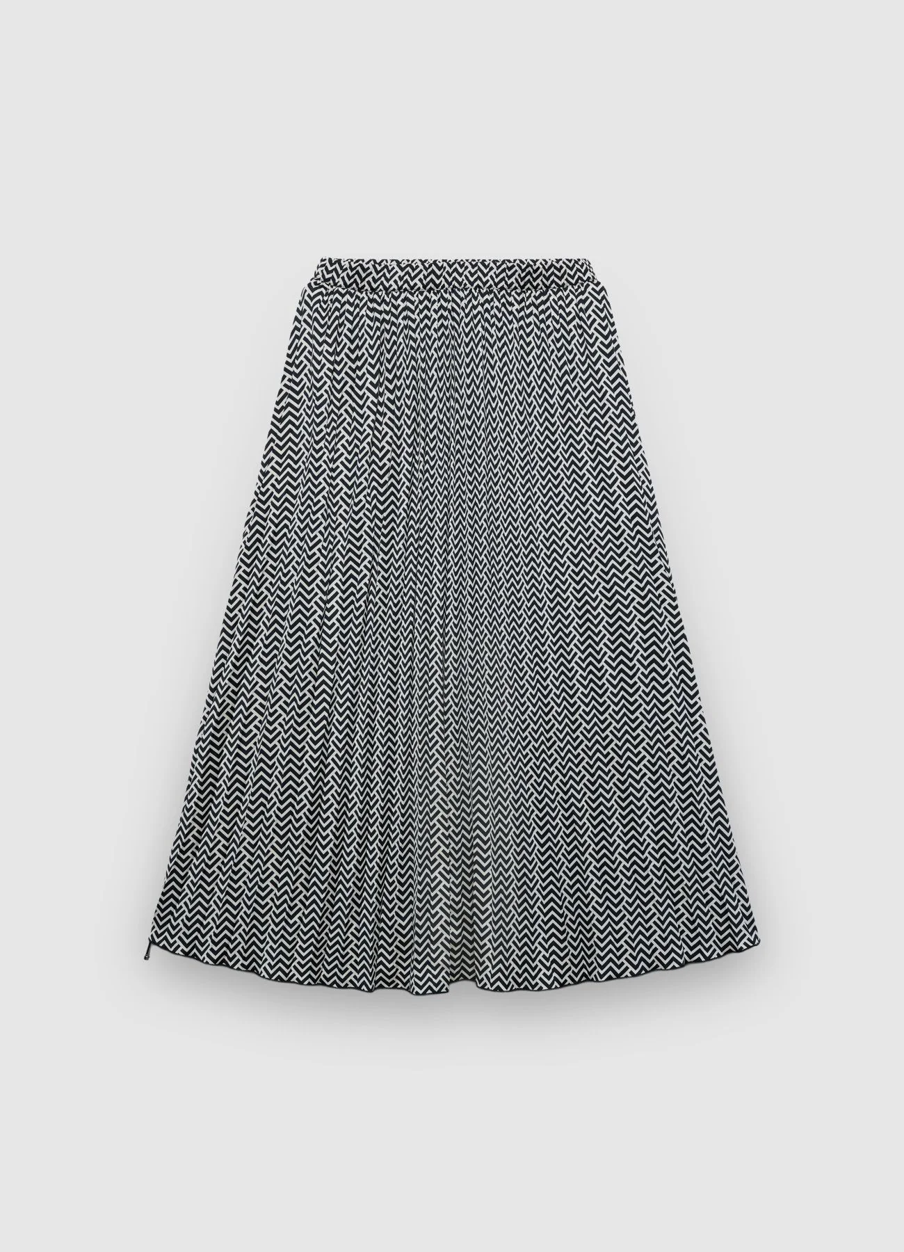 Gonna plissettata con fantasia geometrica - Image 4