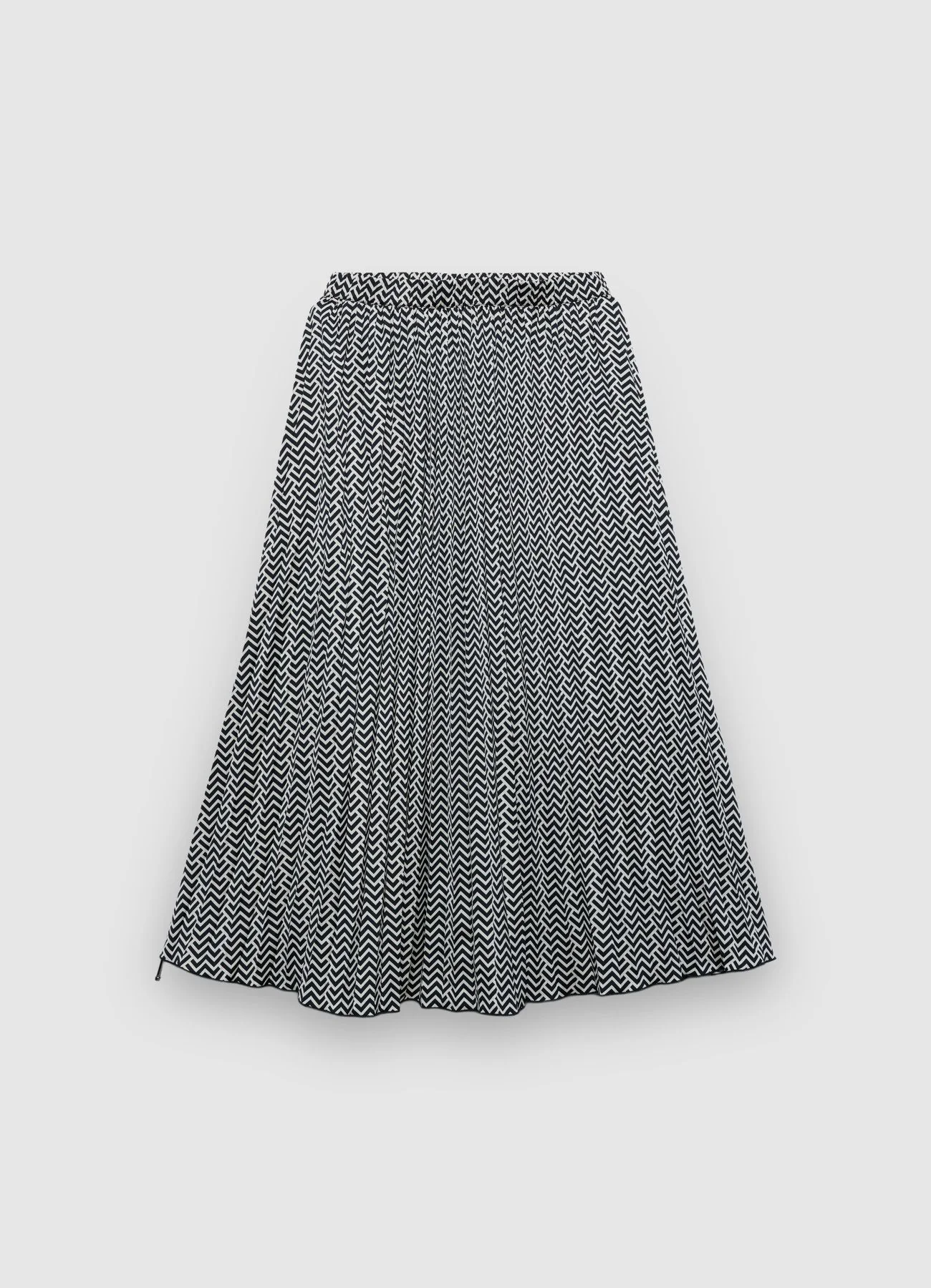 Gonna plissettata con fantasia geometrica - Image 6