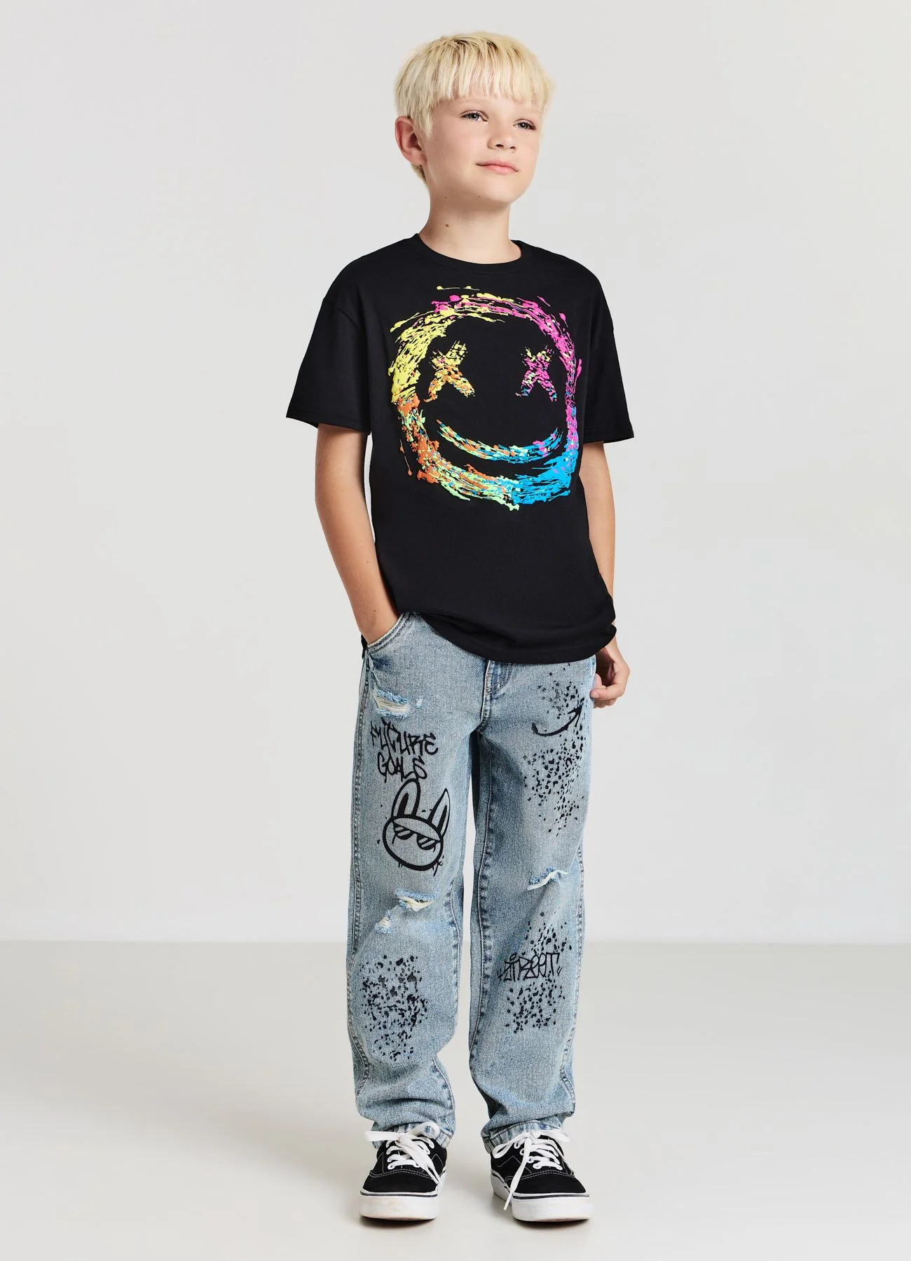Jeans baggy con patch - Image 2