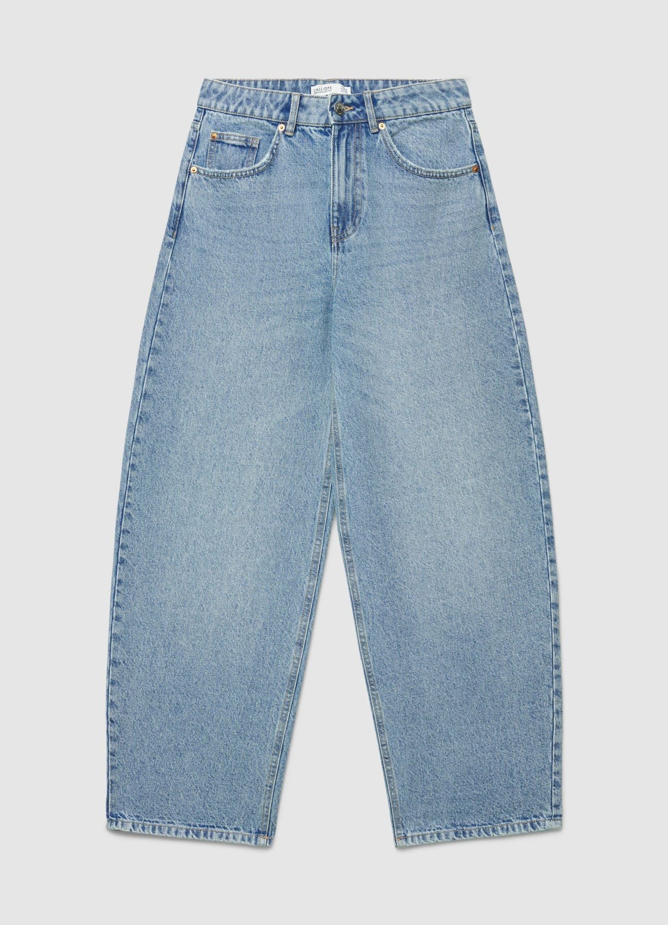 Jeans balloon a vita media - Image 4
