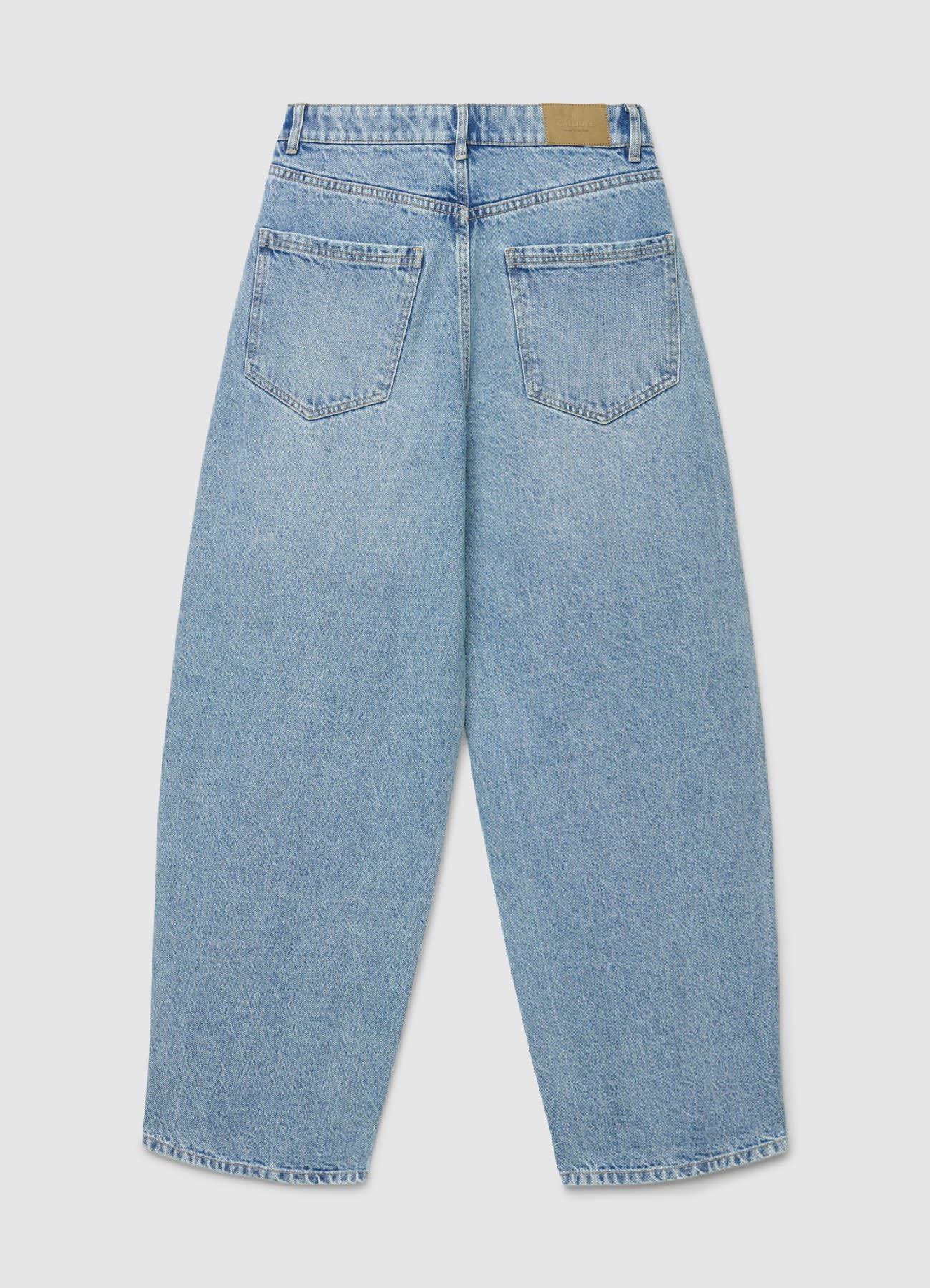 Jeans balloon a vita media - Image 6