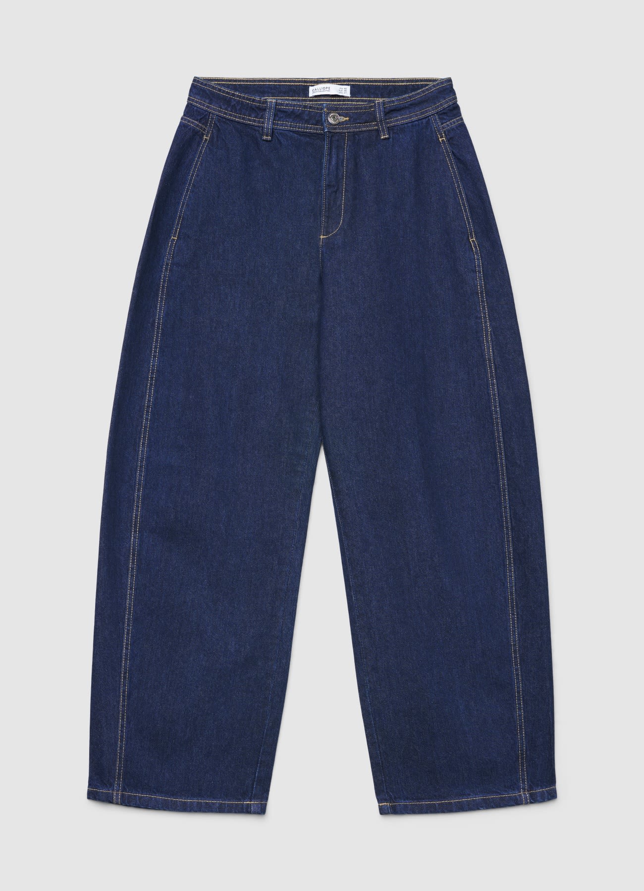 Jeans barrel a vita media - Image 6