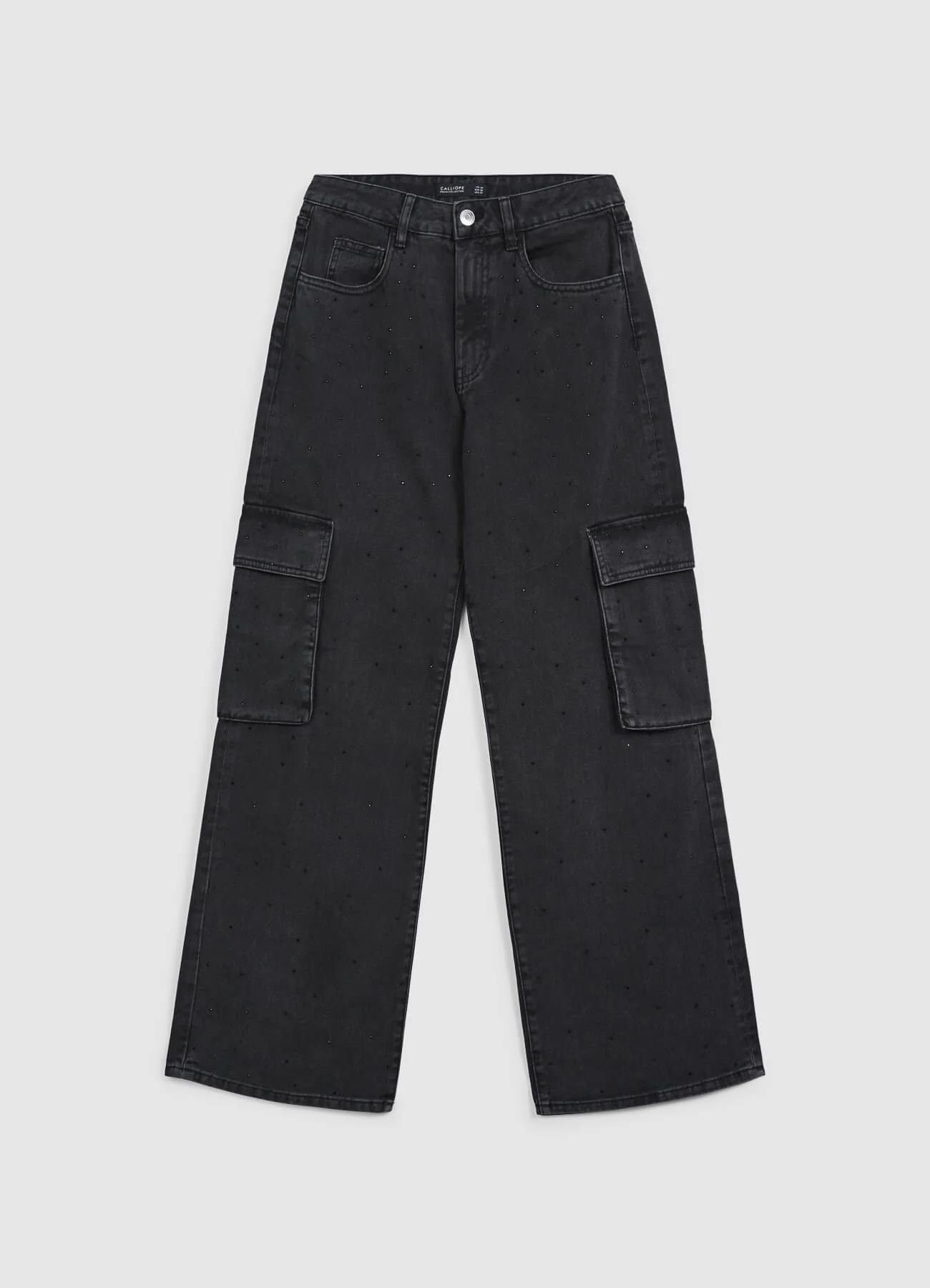 Jeans cargo con strass - Image 7