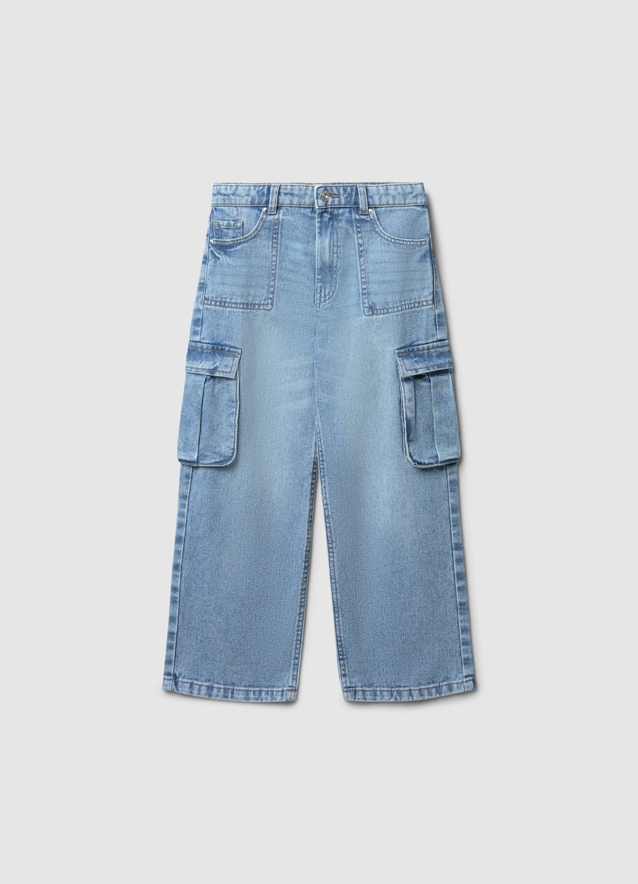 Jeans cargo wide leg - Image 4