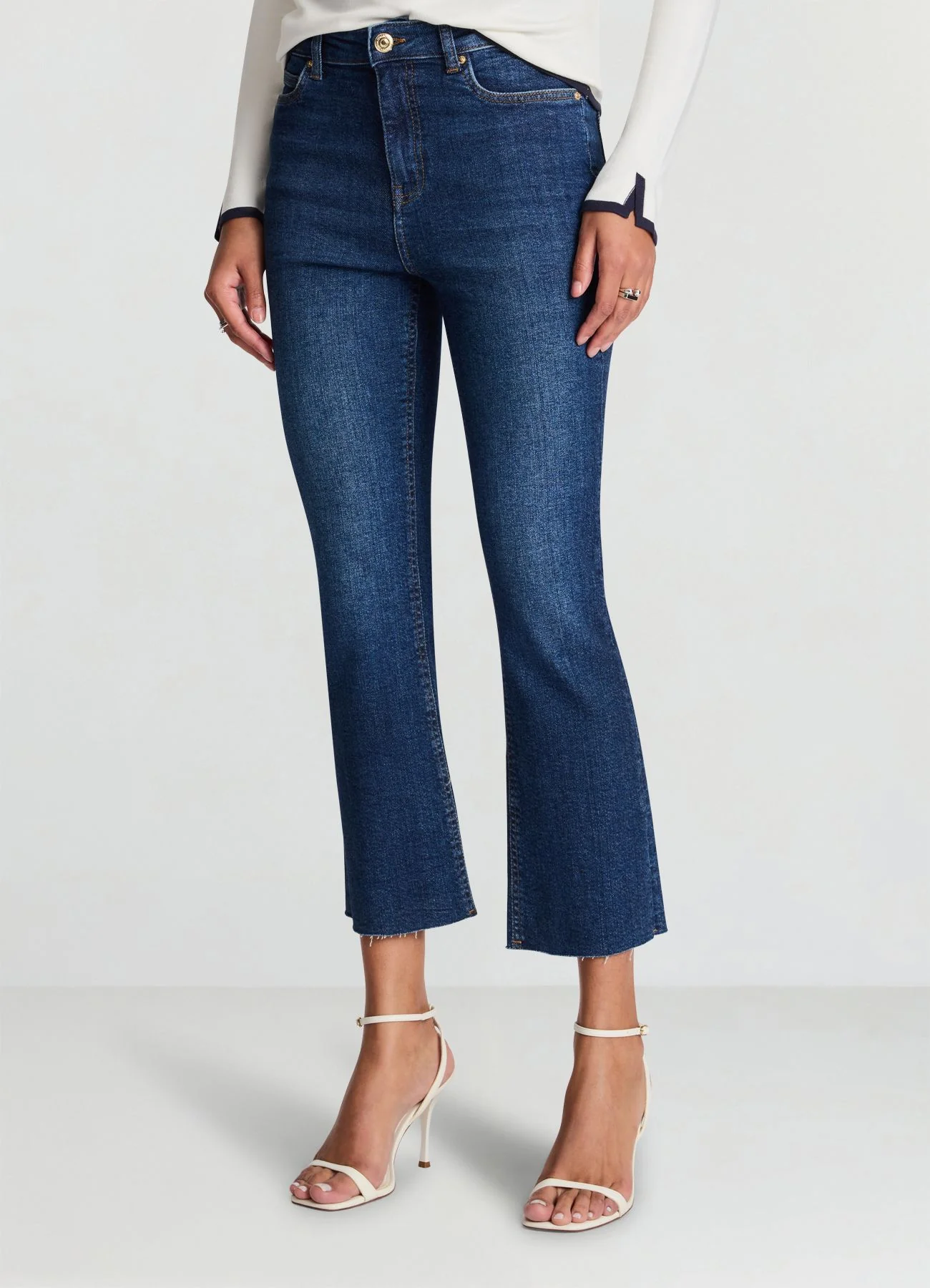 Jeans cropped flare - Image 3