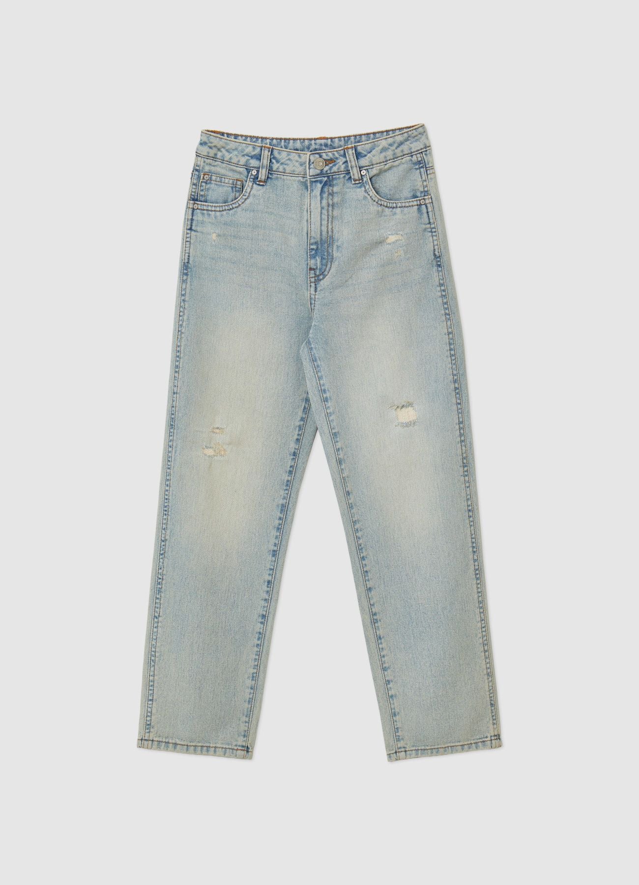 Jeans relaxed con strappi - Image 3